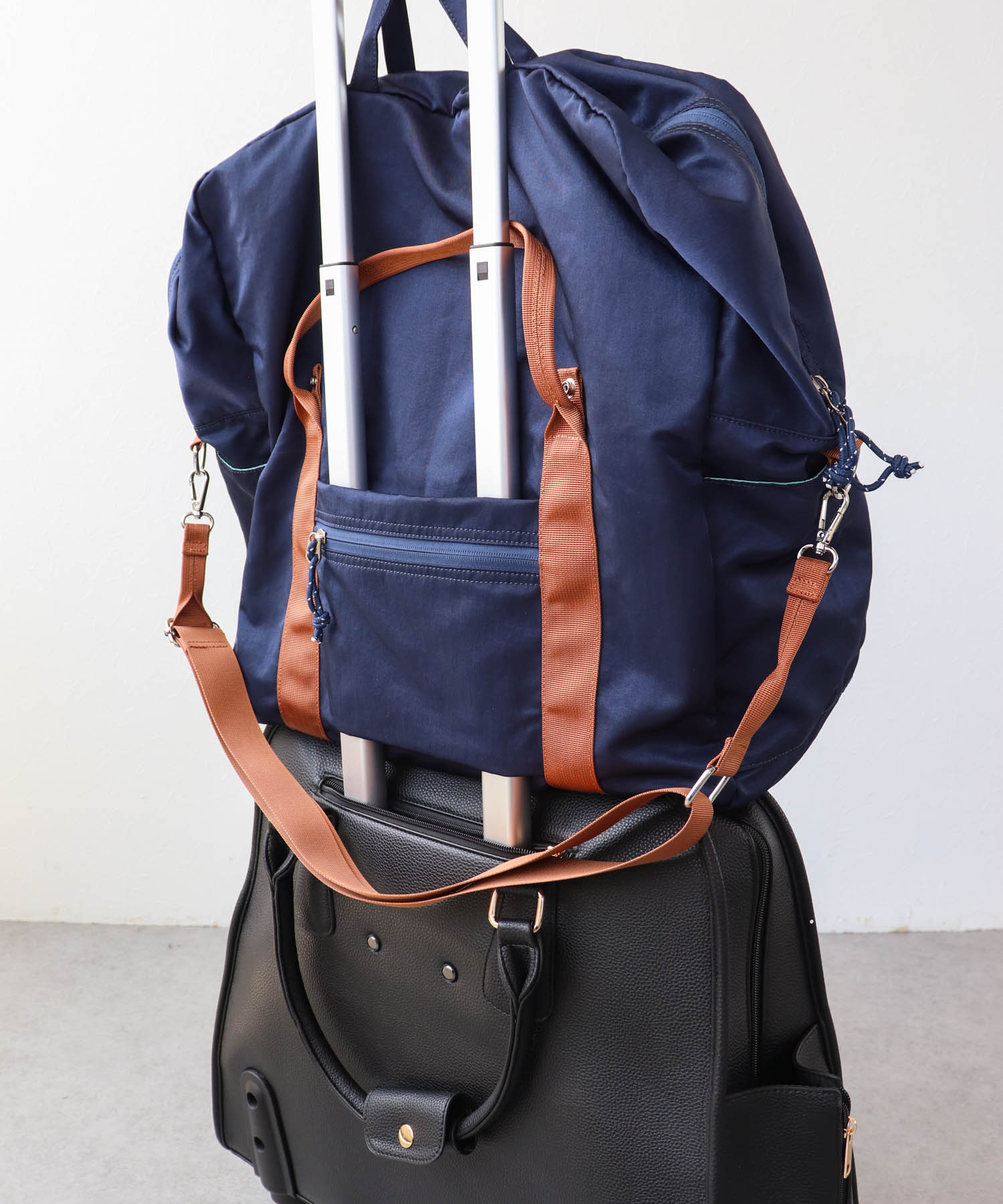 キャリーオン刺繍トラベルボストンBAGⅡ