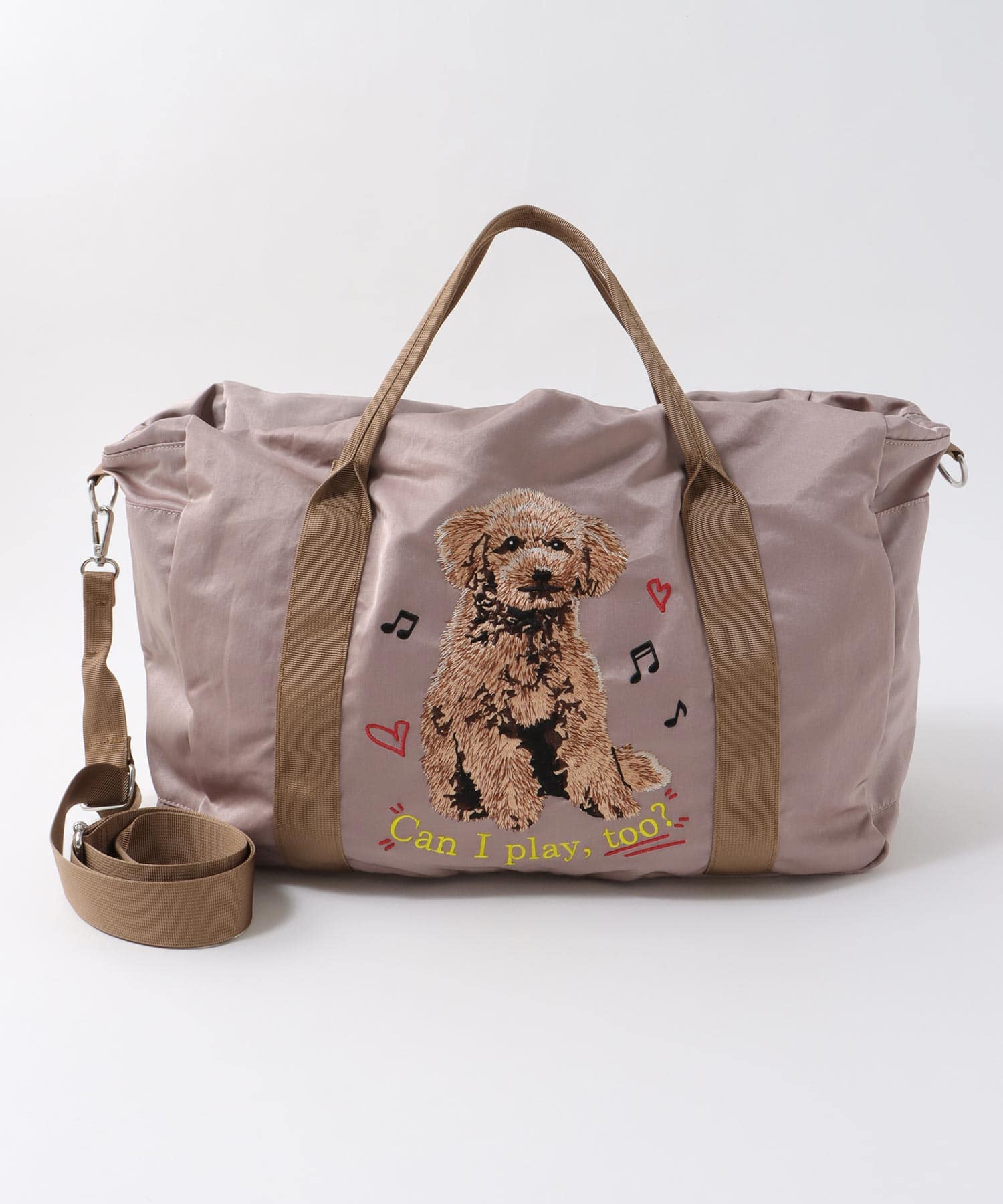 キャリーオン刺繍トラベルボストンBAGⅡ