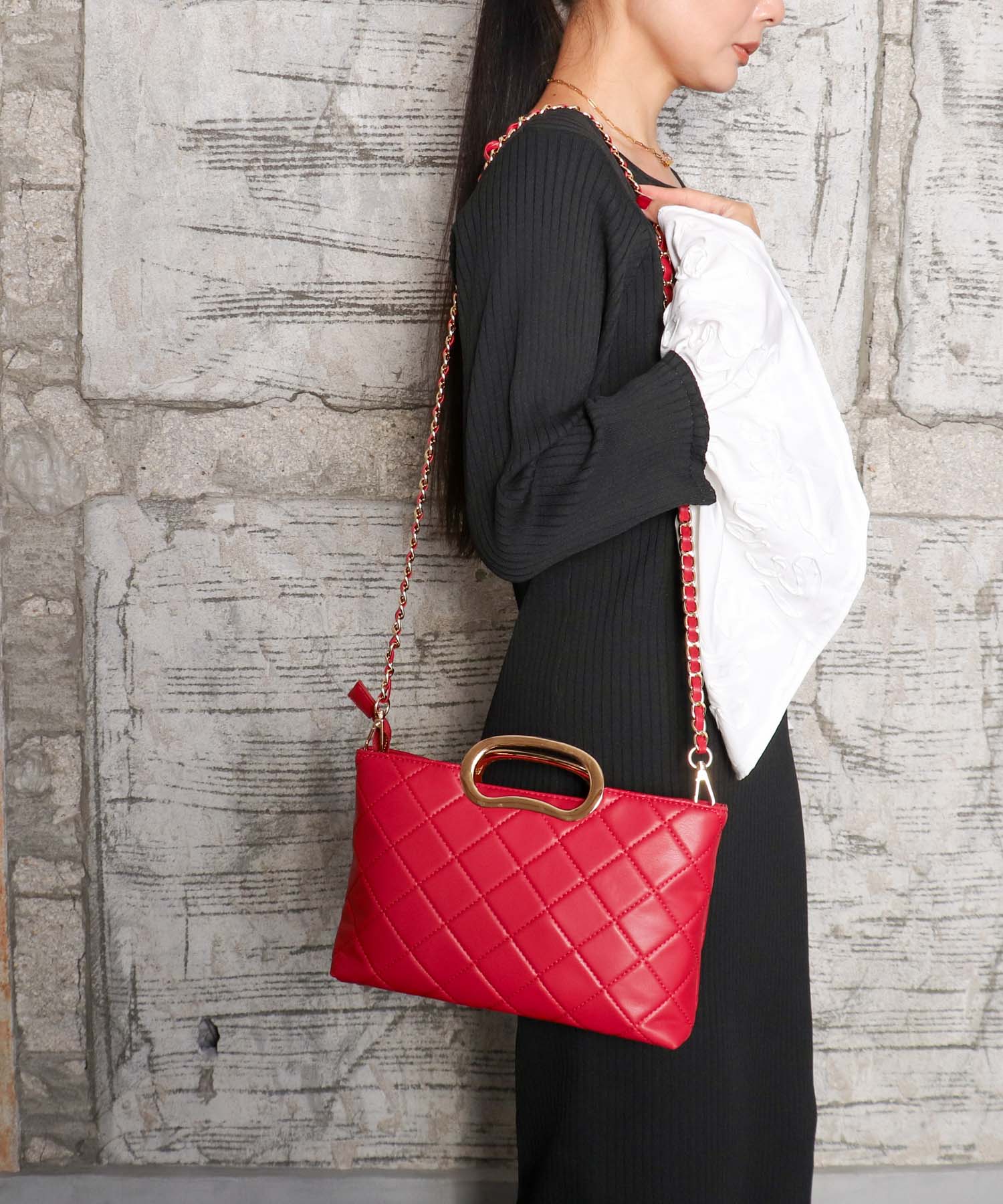 オーバル金具ハンドルミニBAG