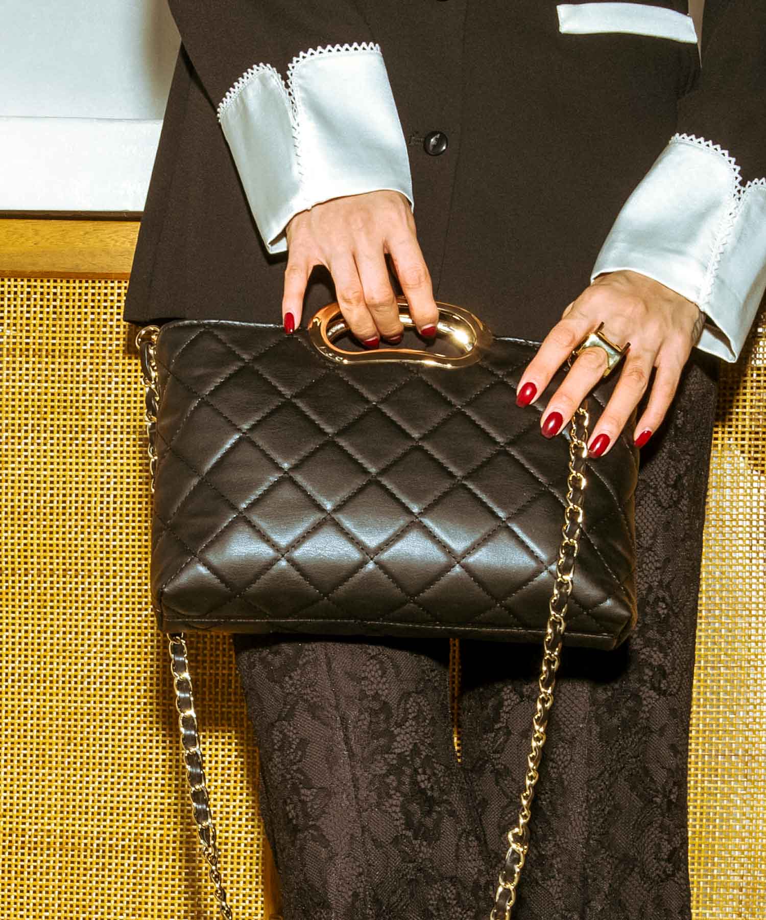 オーバル金具ハンドルミニBAG