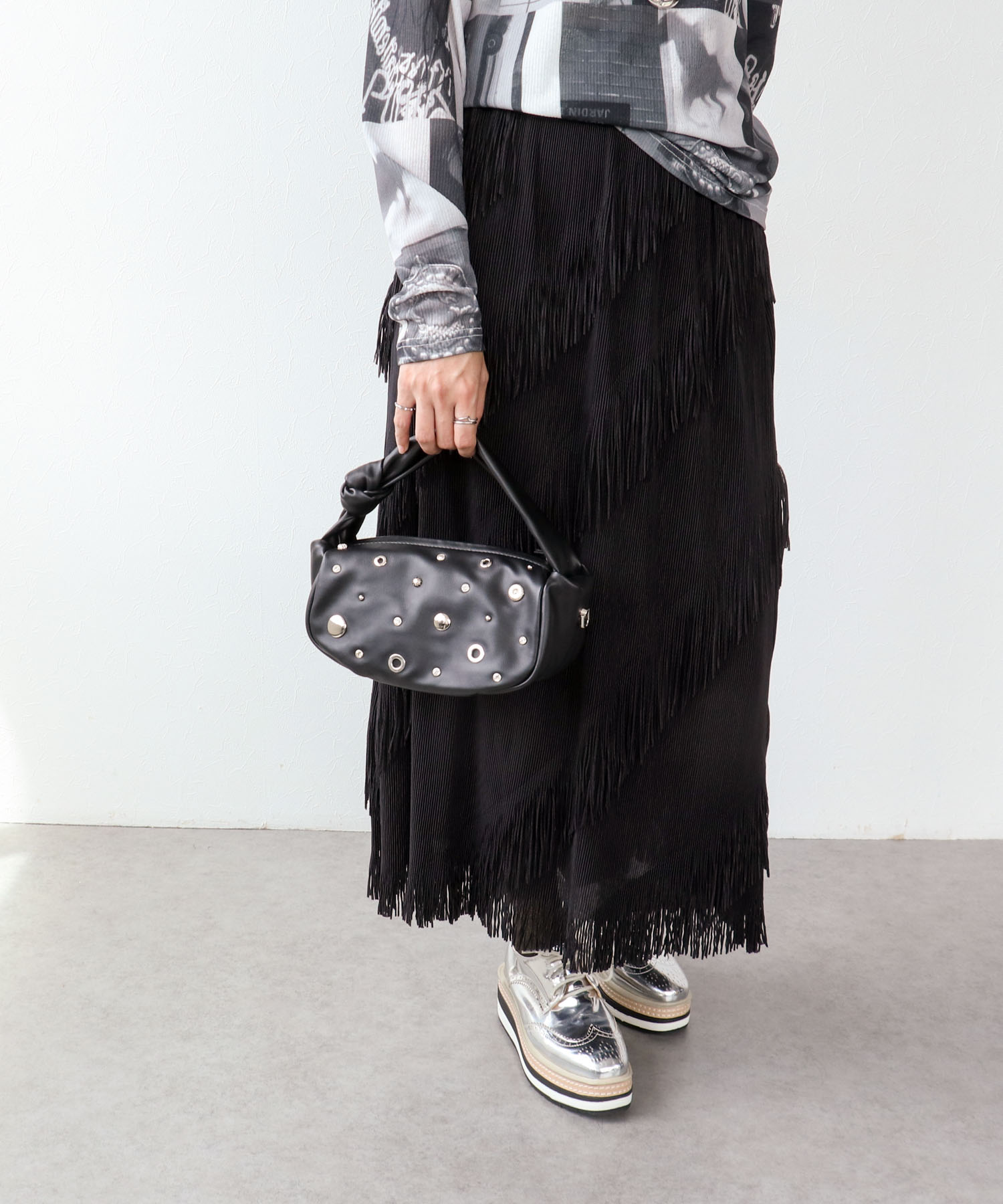 ノットハンドルスタッズBAG