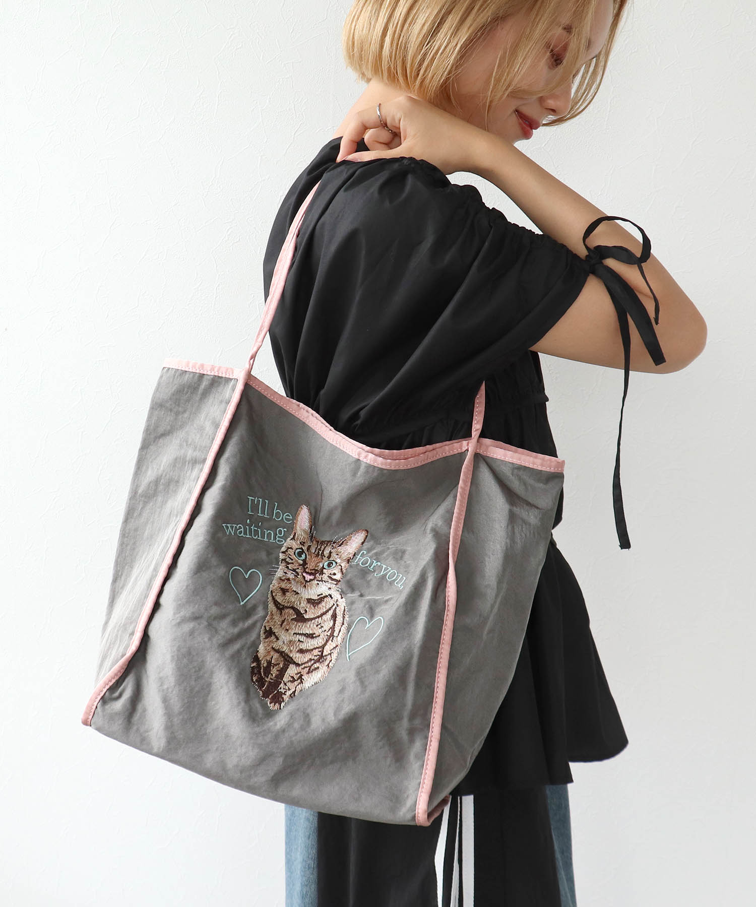アニマル刺繍トートBAG 2026aw