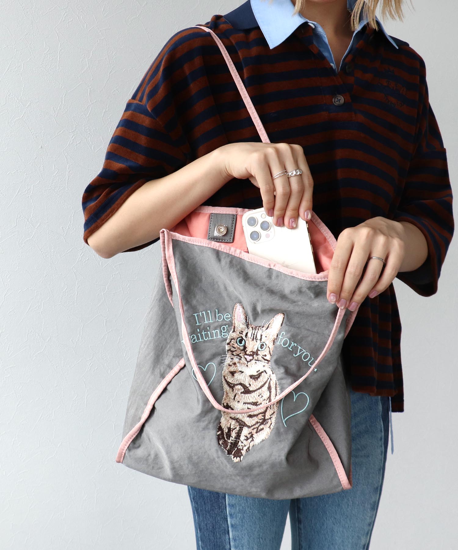 アニマル刺繍トートBAG 2026aw