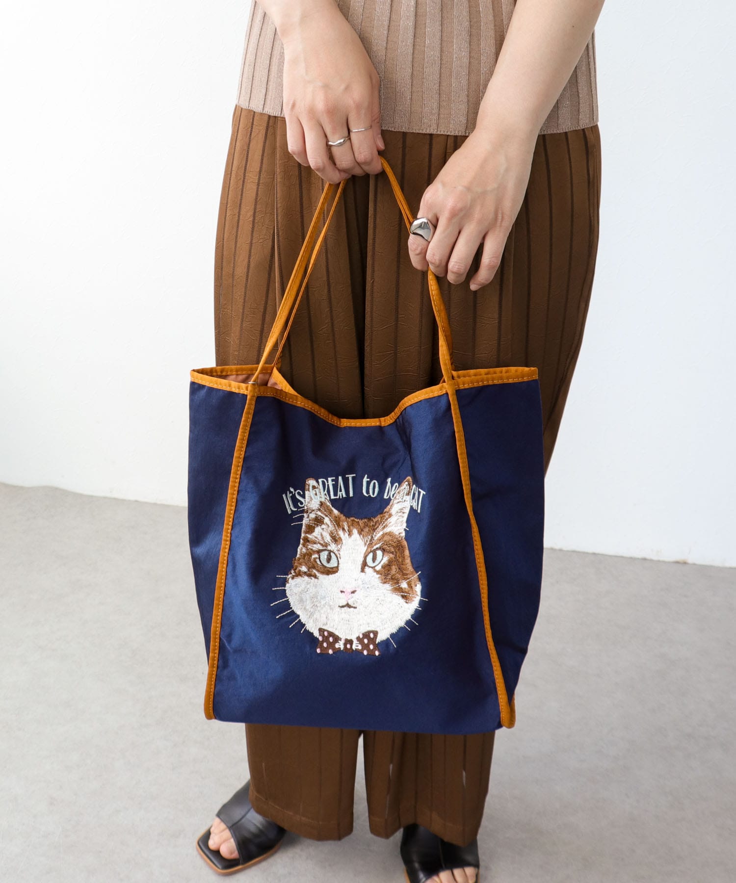 アニマル刺繍トートBAG 2026aw
