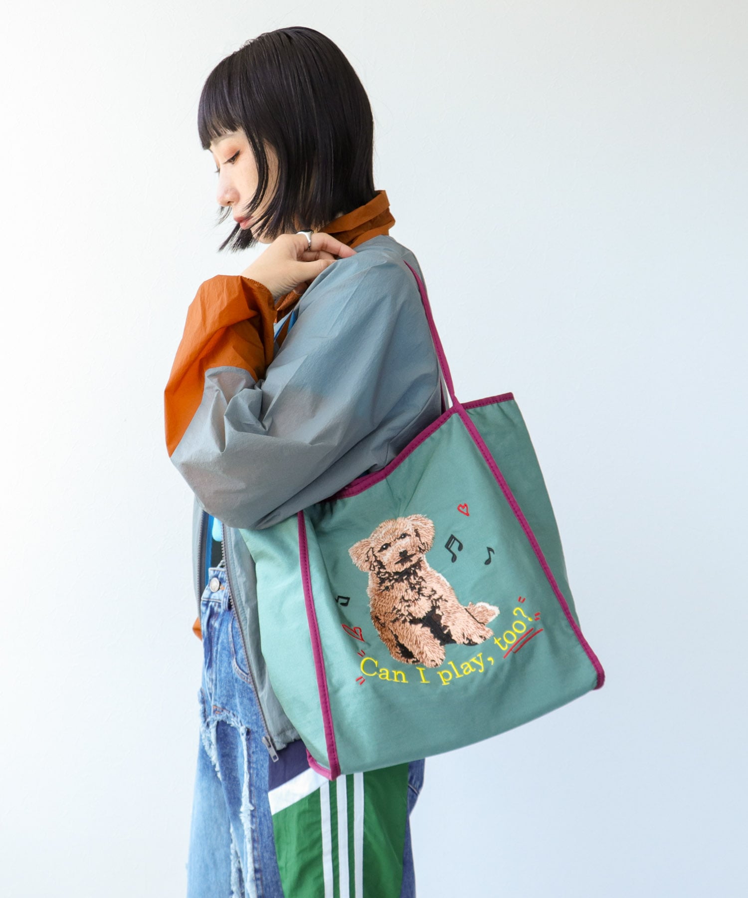アニマル刺繍トートBAG 2026aw