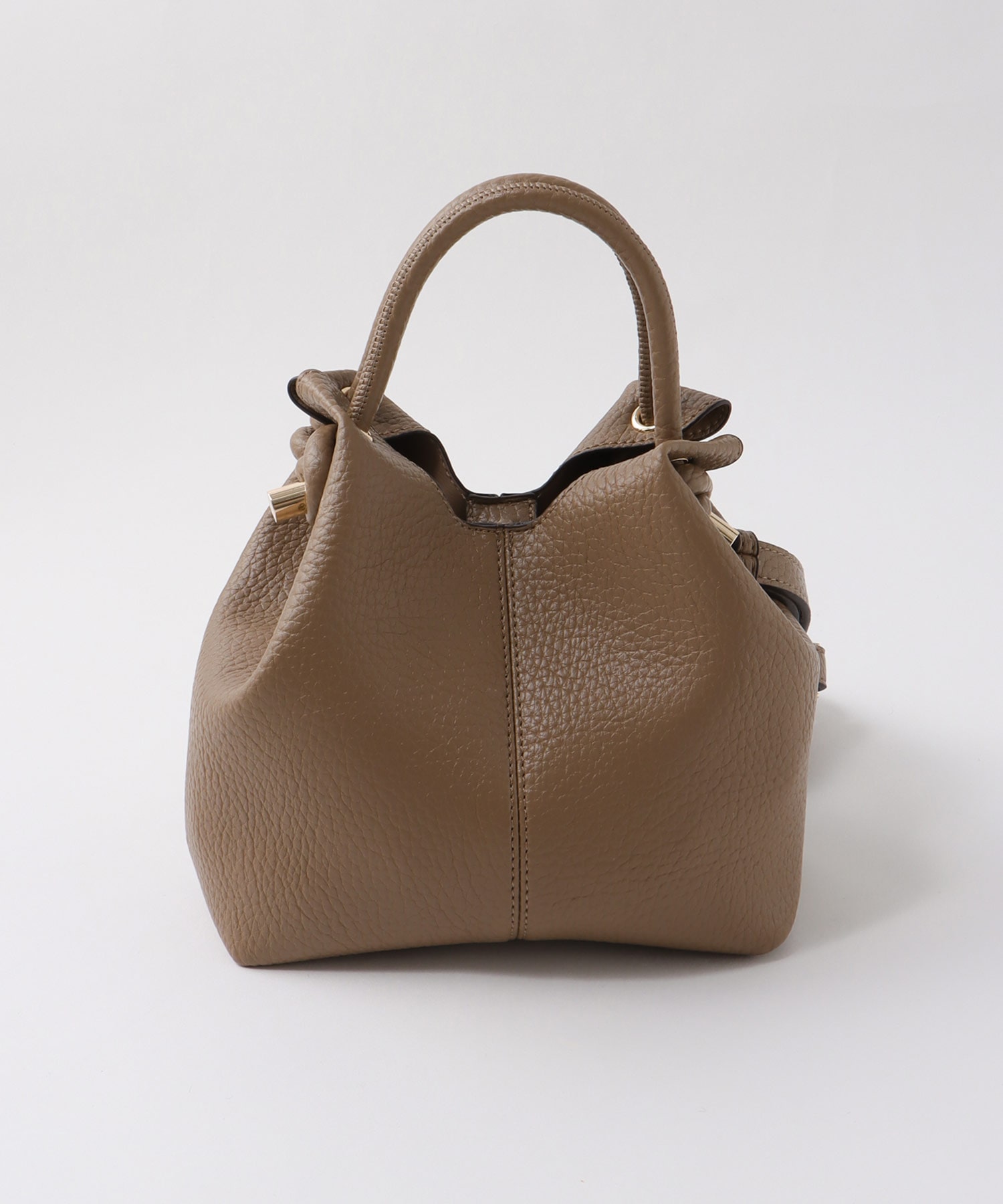 ノットハンドルシボPUトート