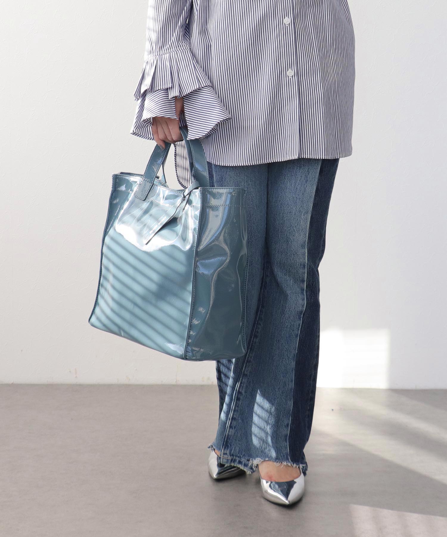 ≪ロングセラー≫ソフトエナメルショッパーBAG
