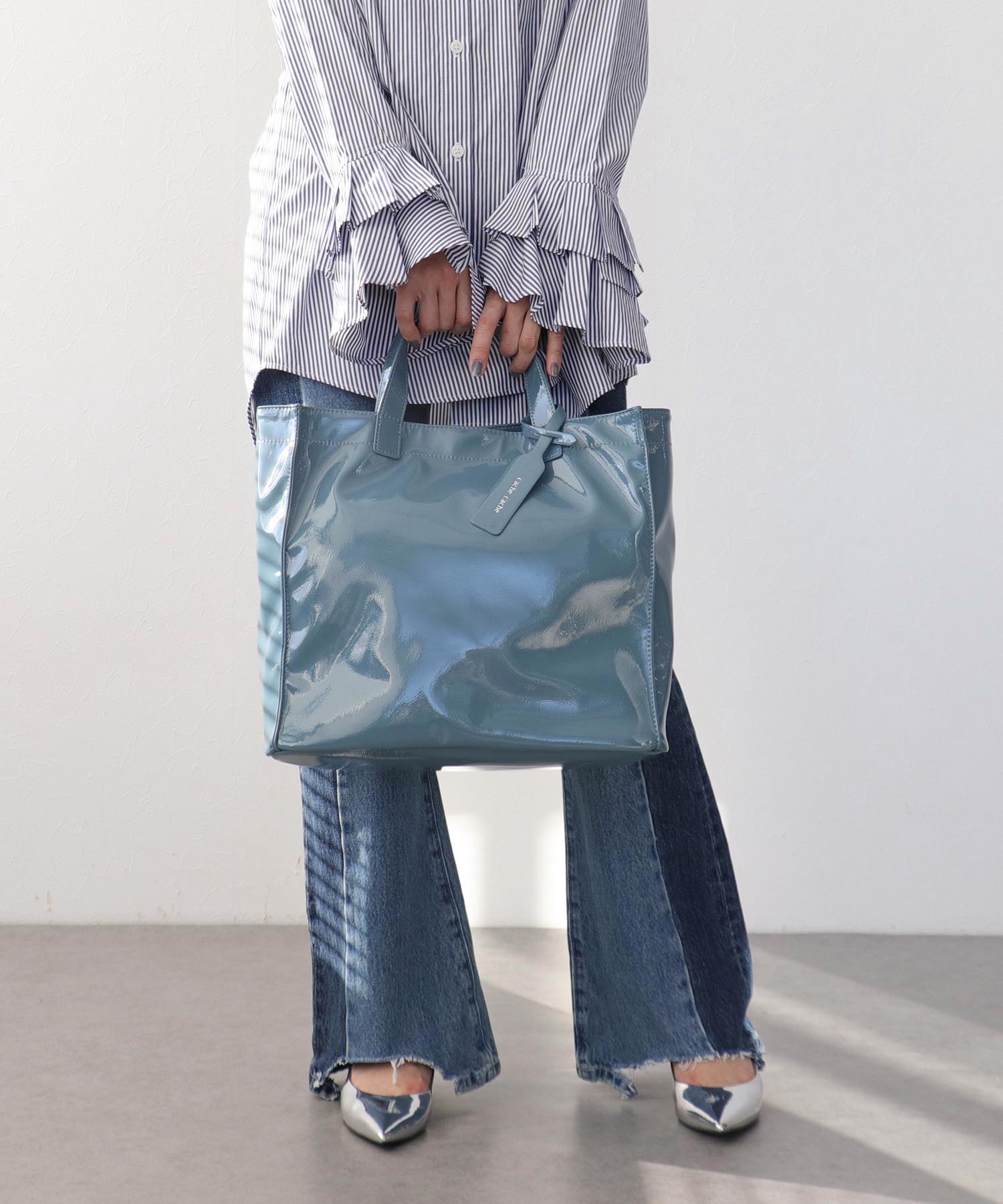 ≪ロングセラー≫ソフトエナメルショッパーBAG