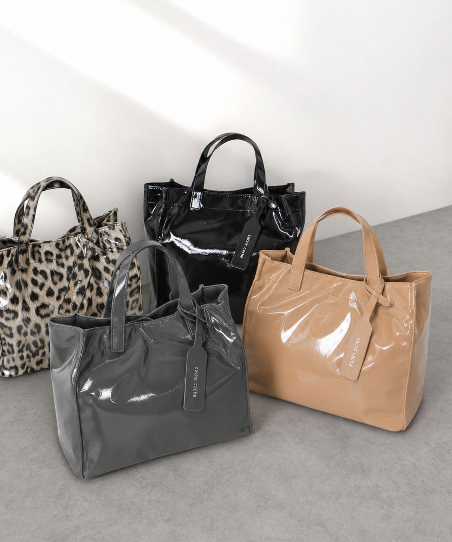 ≪ロングセラー≫ソフトエナメルショッパーBAG S