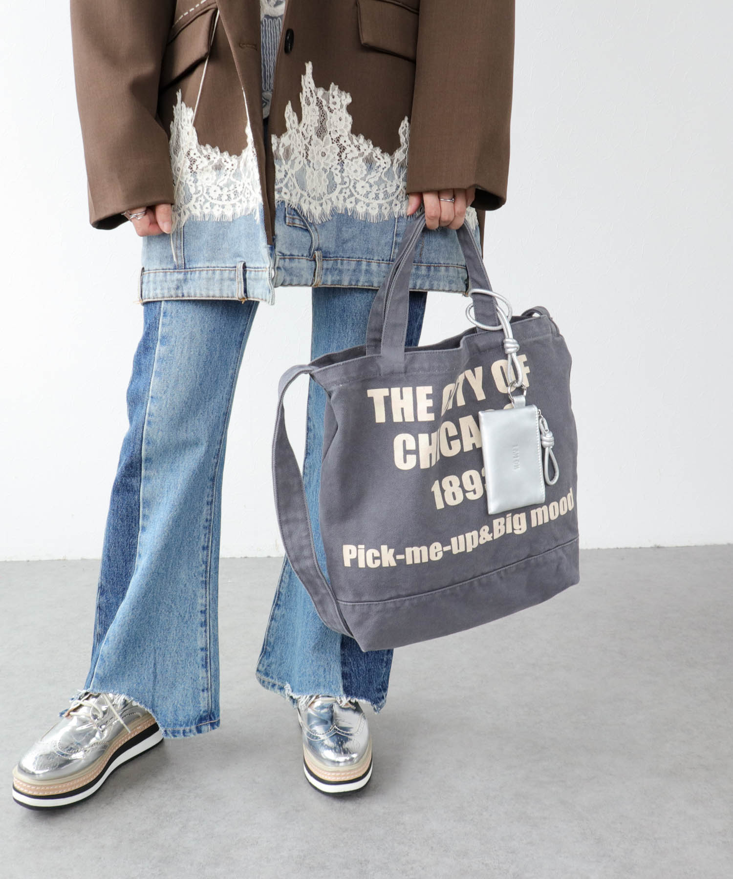 WASHED LOGOBAG