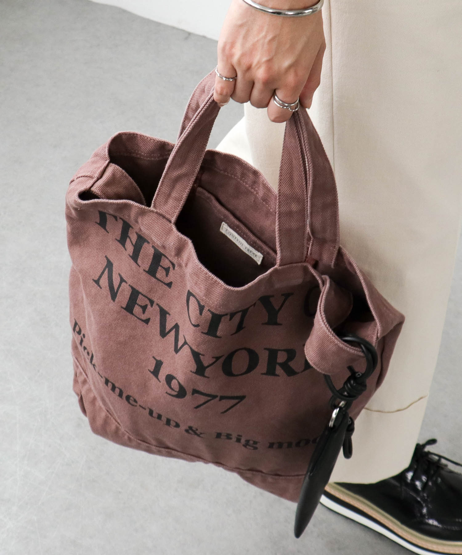 WASHED LOGOBAG