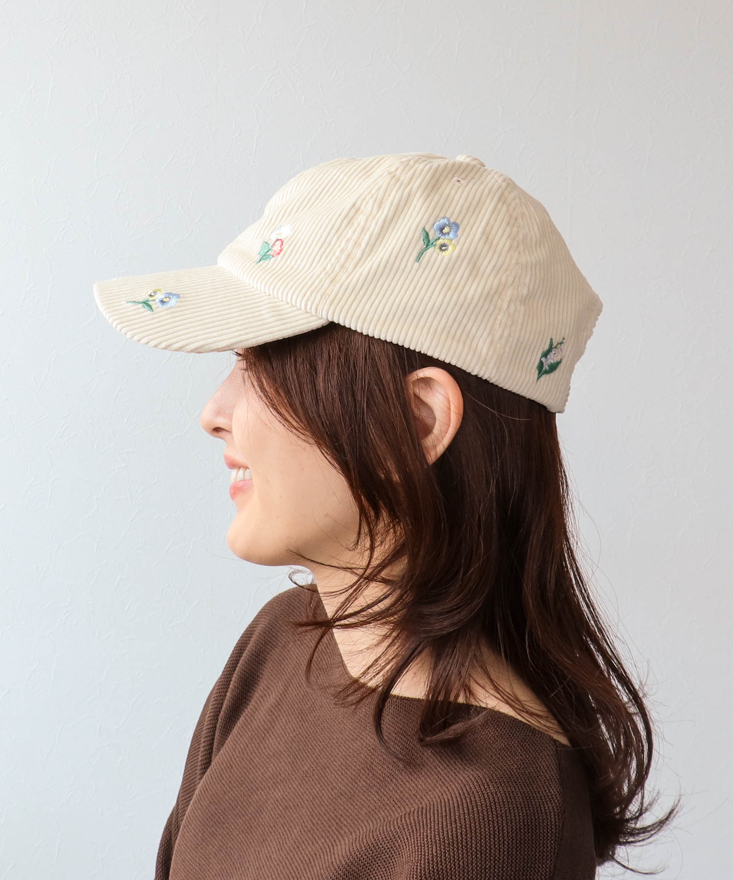 刺繍キャップ