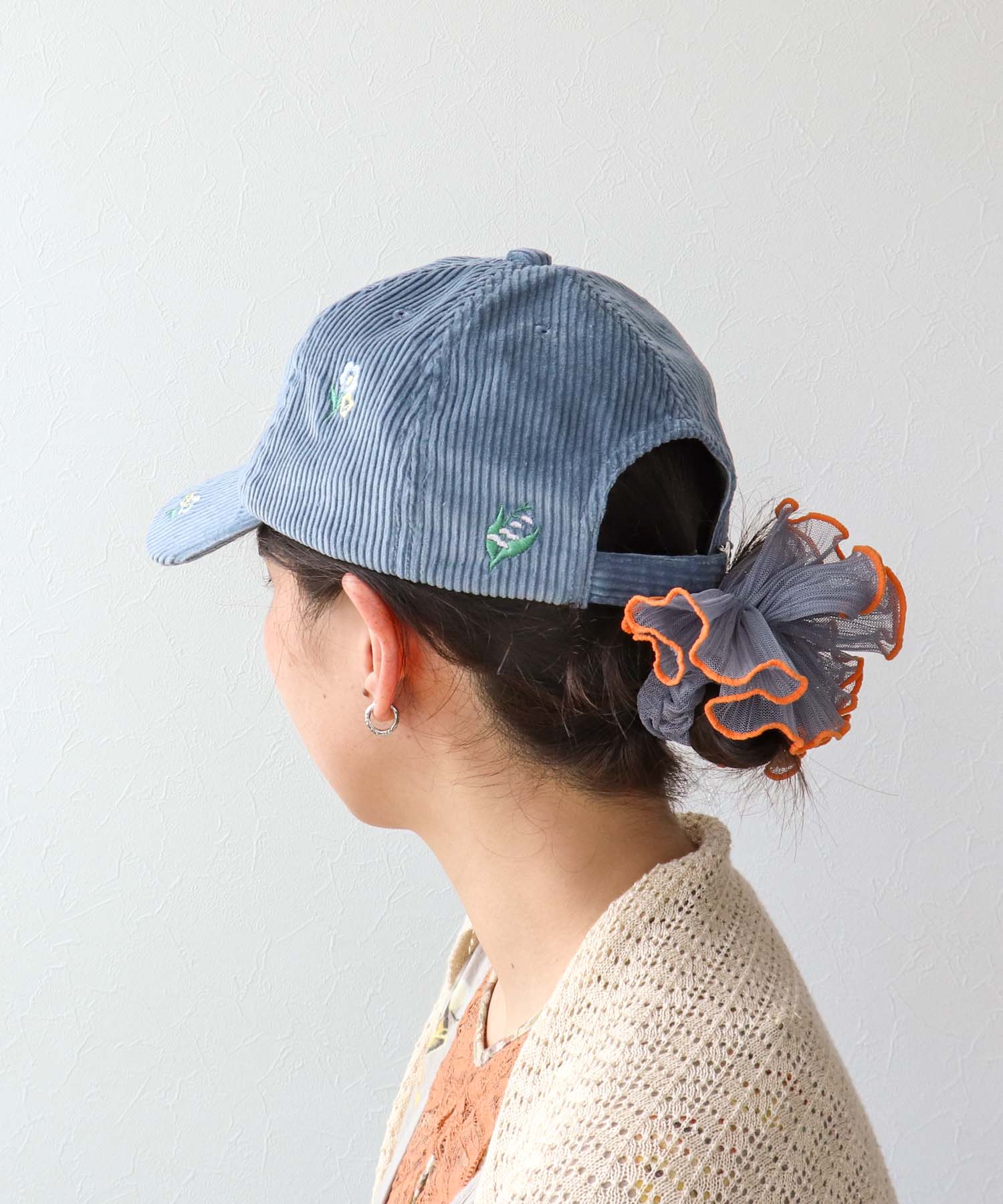 刺繍キャップ