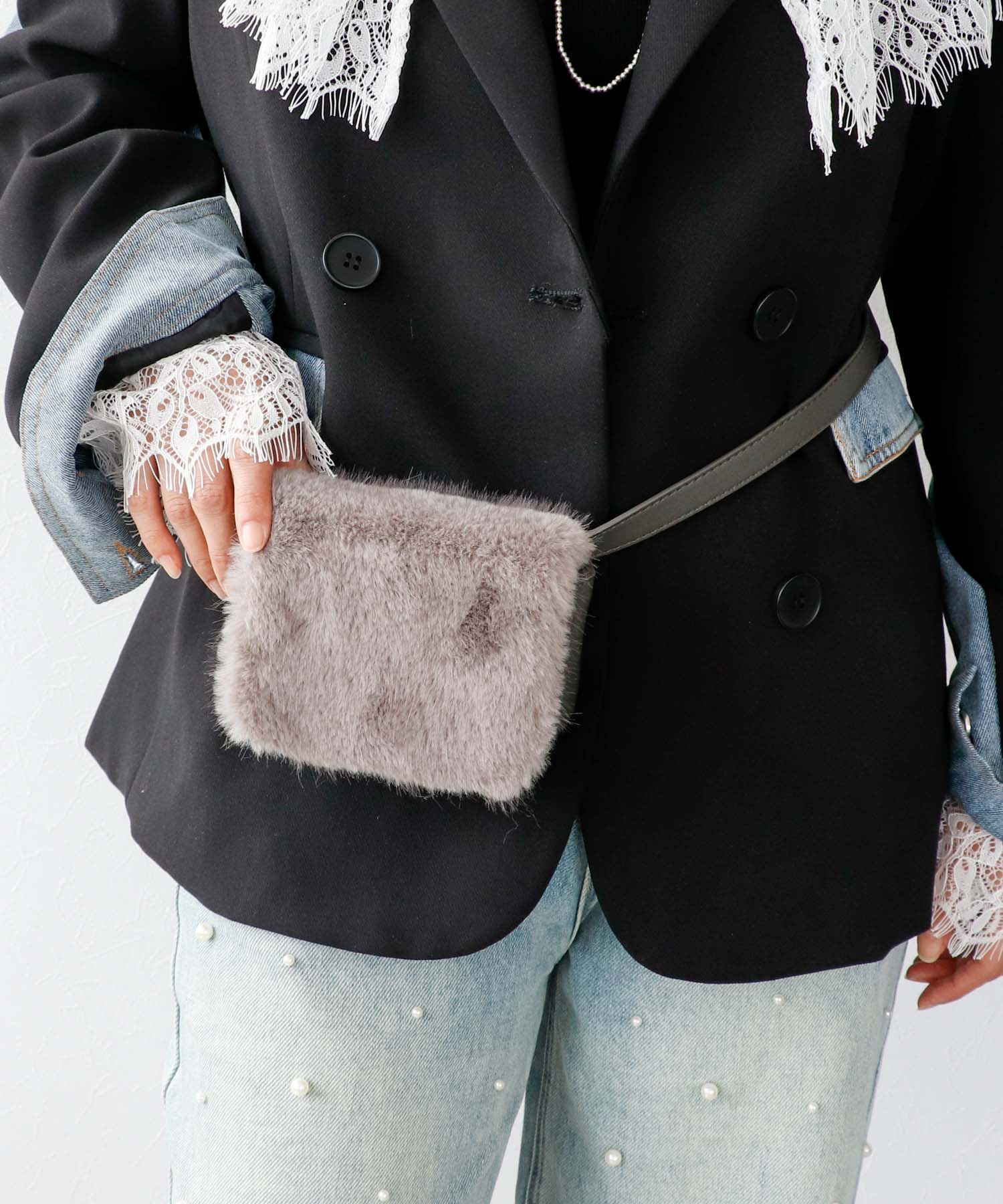 ＜一部店舗・WEB限定＞Wallet belt bag