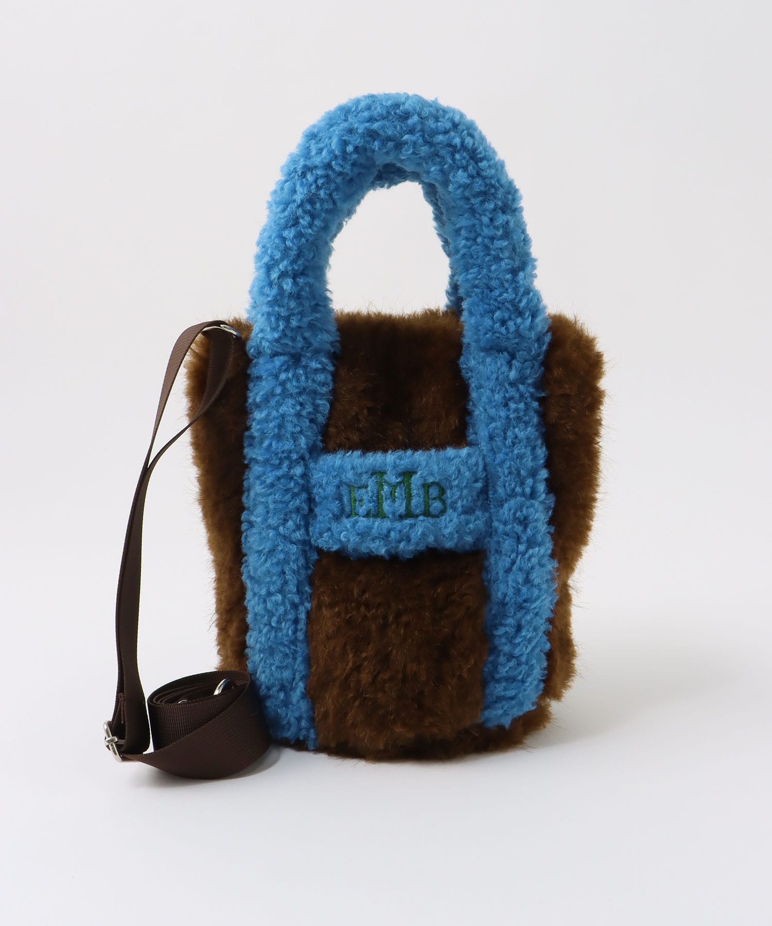 COLORフェイクファーミニBAG