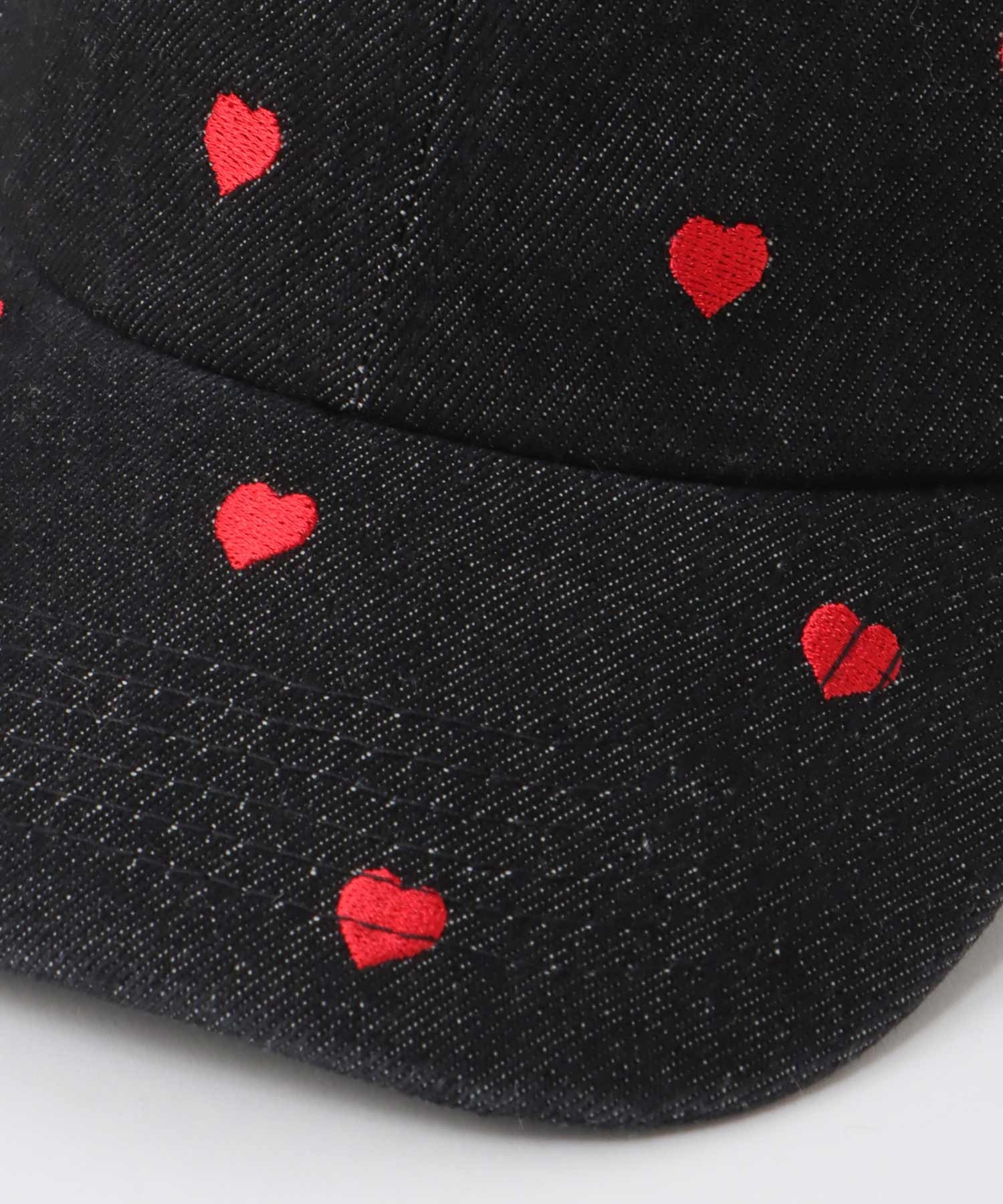 ハート刺繍デニムキャップ | AND ON JIONE STORE（アンドオン）ジオン