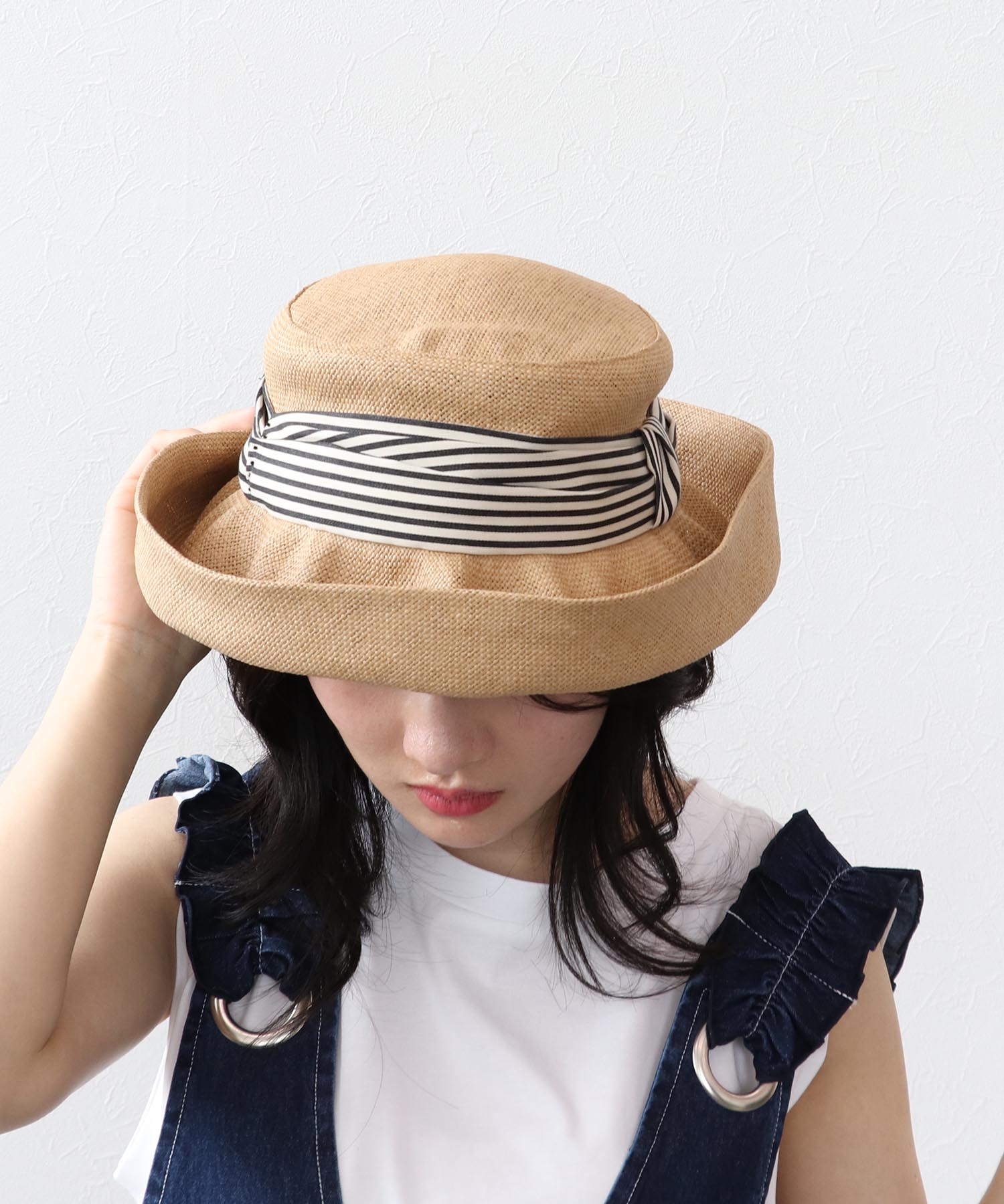 【Barairo no Boushi】～バラ色の帽子　ペーパーシートギャザークロシェ