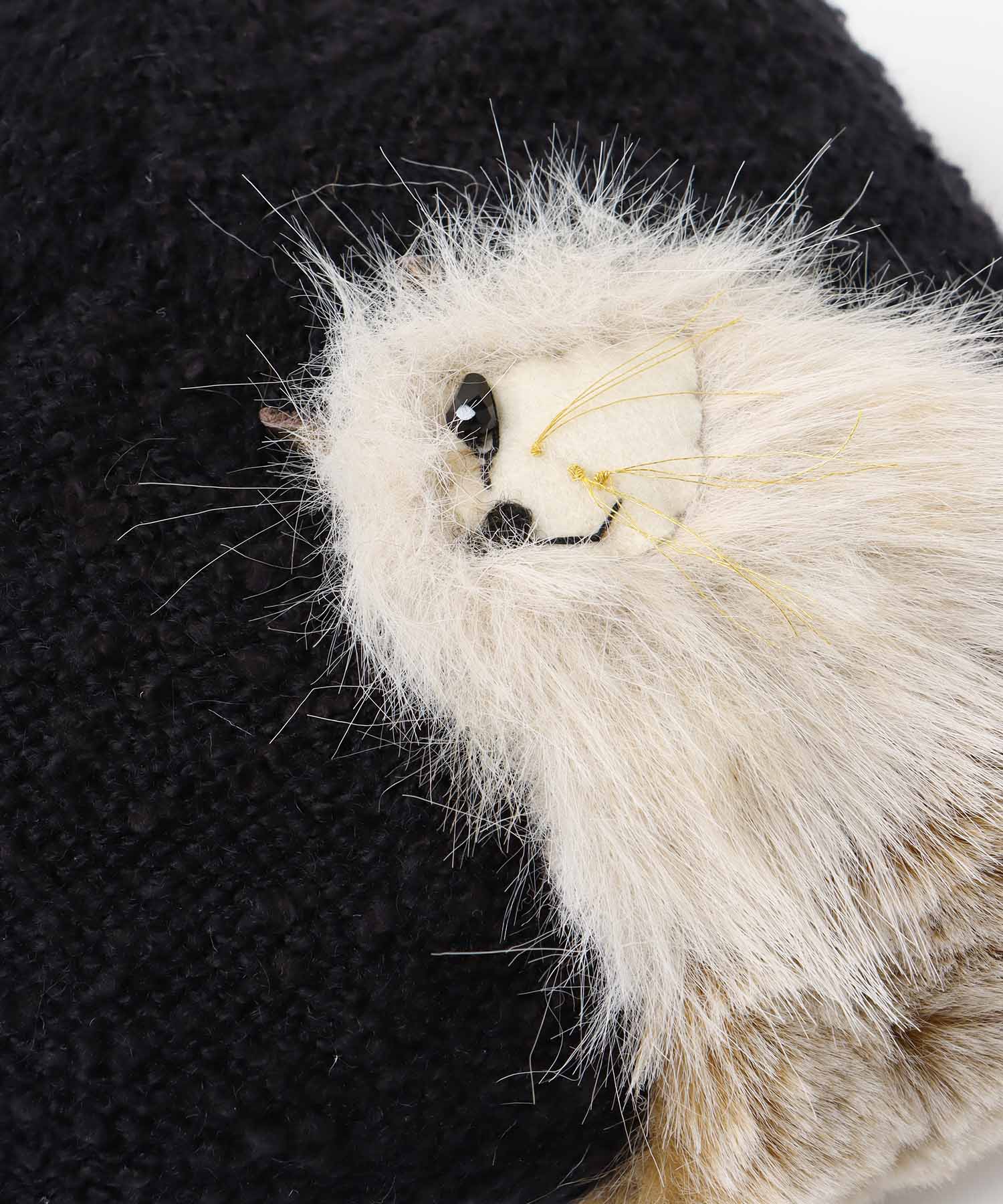 ＜一部店舗・WEB限定＞【バラ色の帽子】noble catニットキャップ