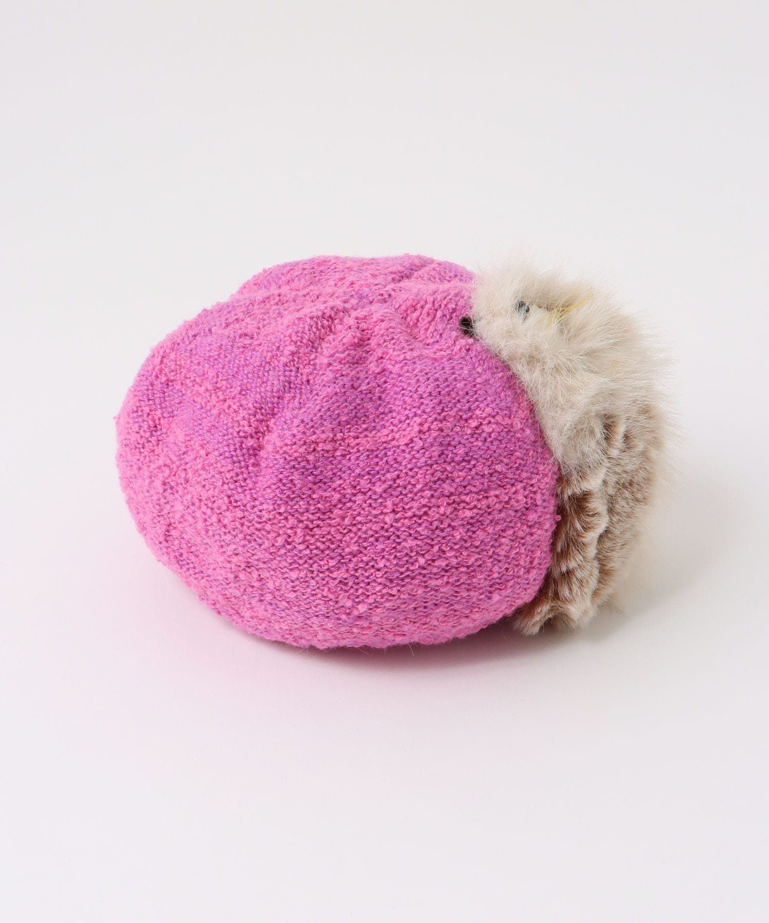 ＜一部店舗・WEB限定＞【バラ色の帽子】noble catニットキャップ