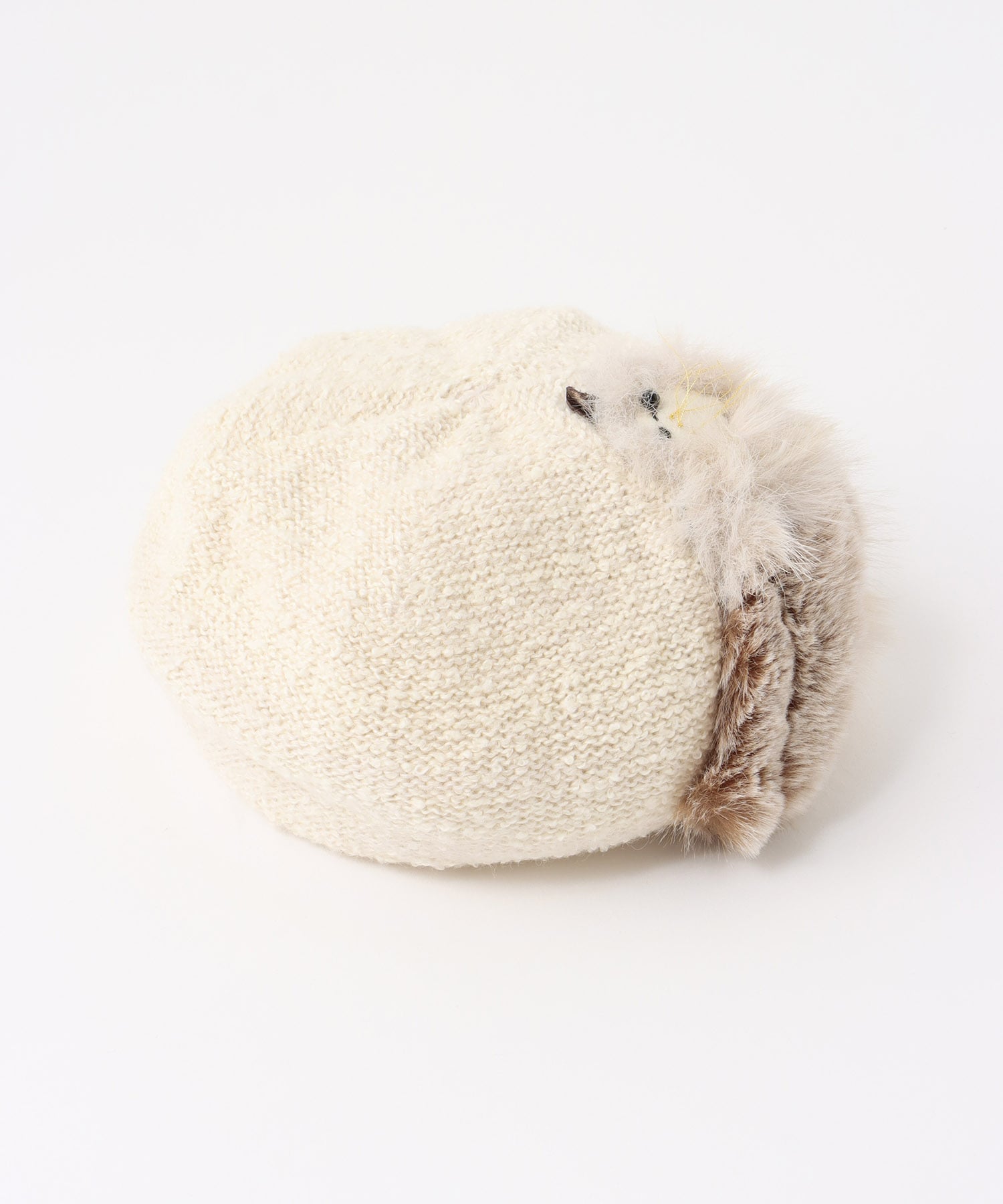 ＜一部店舗・WEB限定＞【バラ色の帽子】noble catニットキャップ