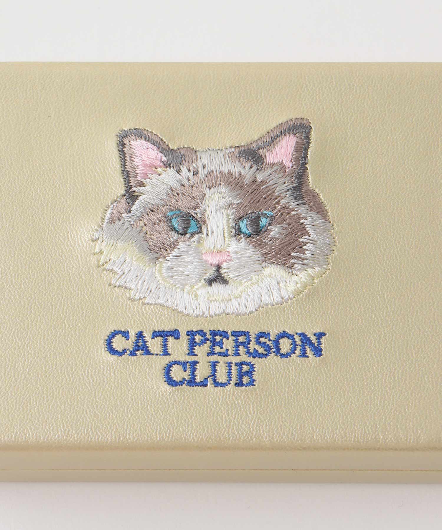 【JOliJOli】キャリング刺繍コンパクトミラーケース
