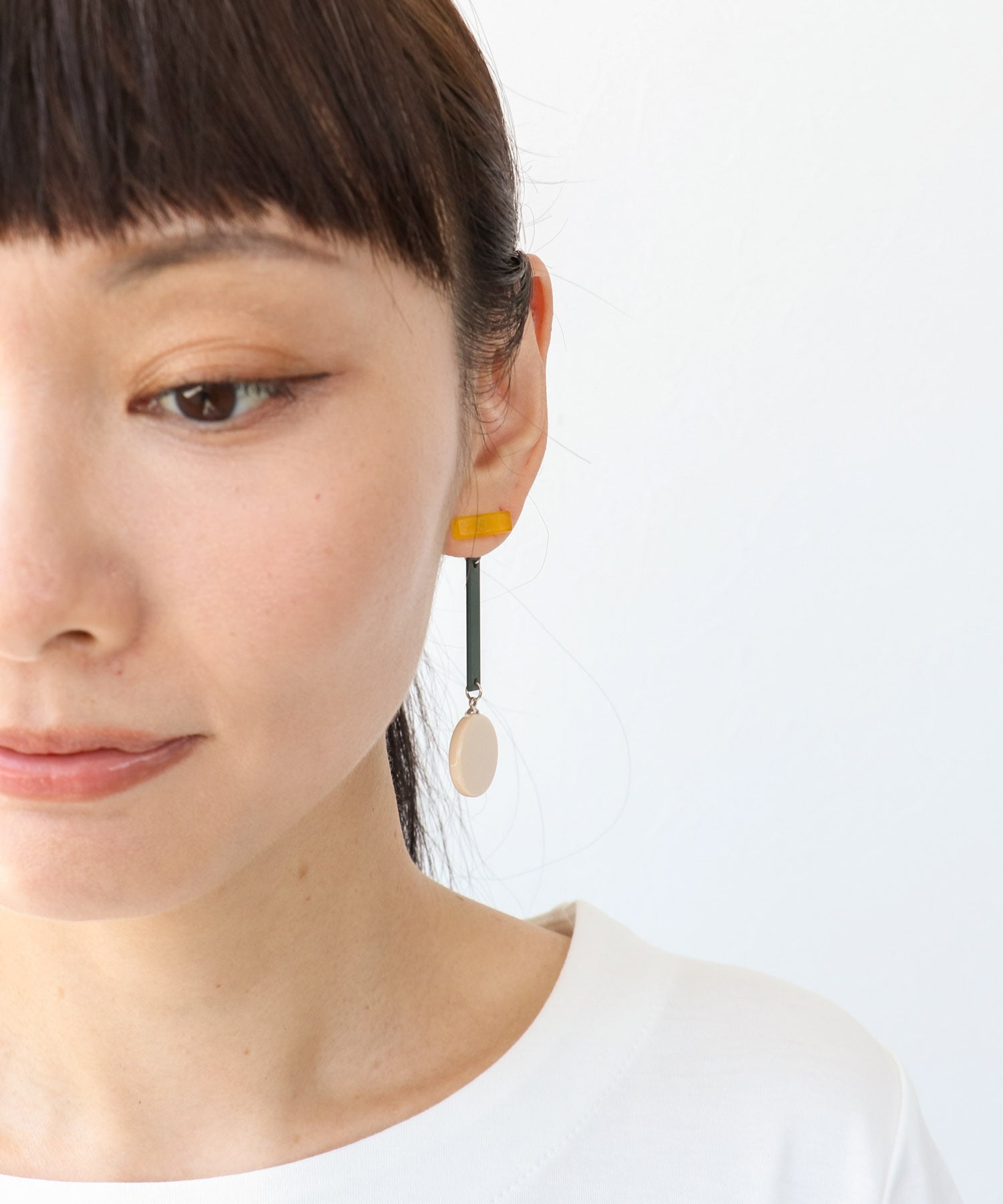 アシメリングカラーピアス