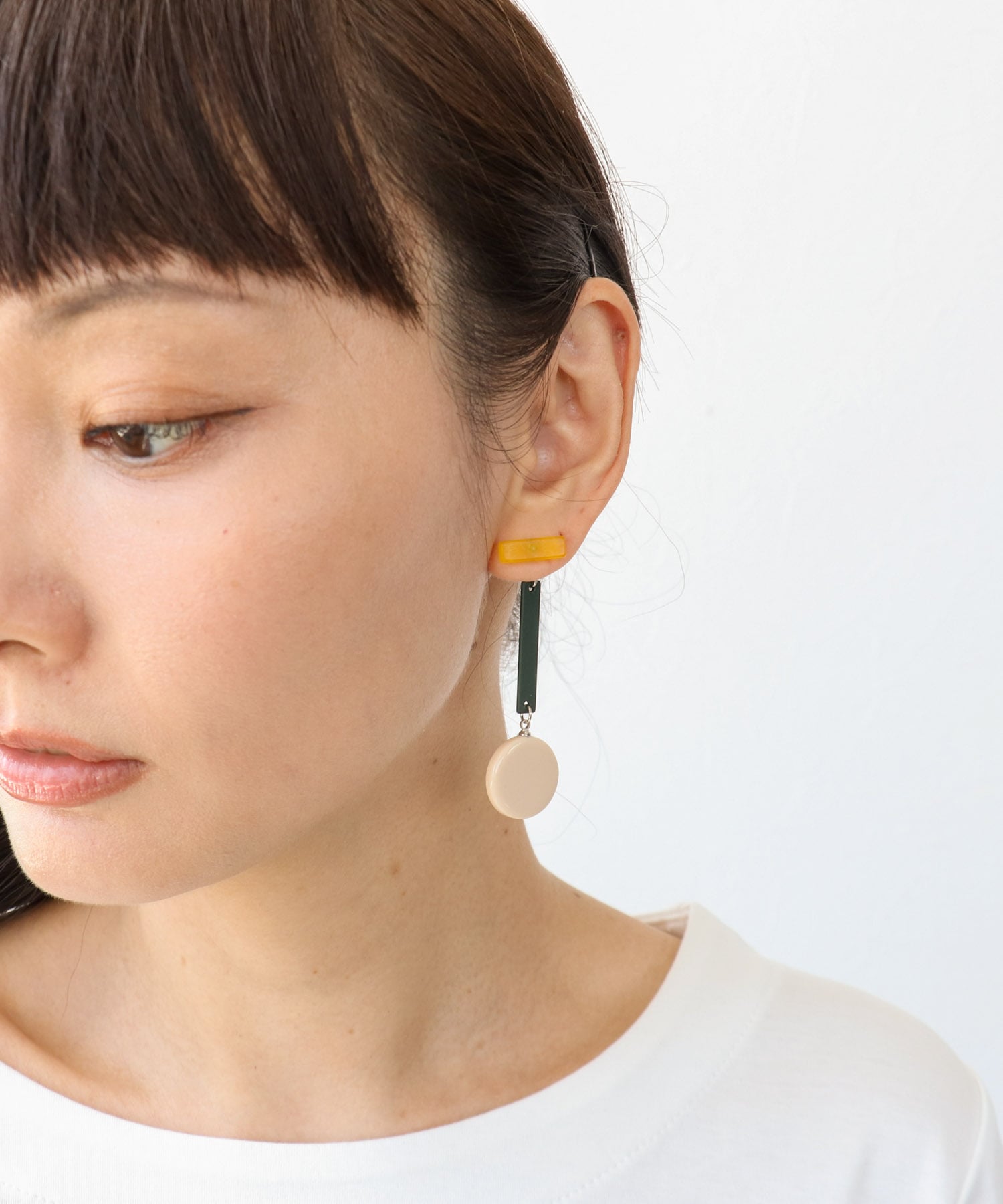 アシメリングカラーピアス