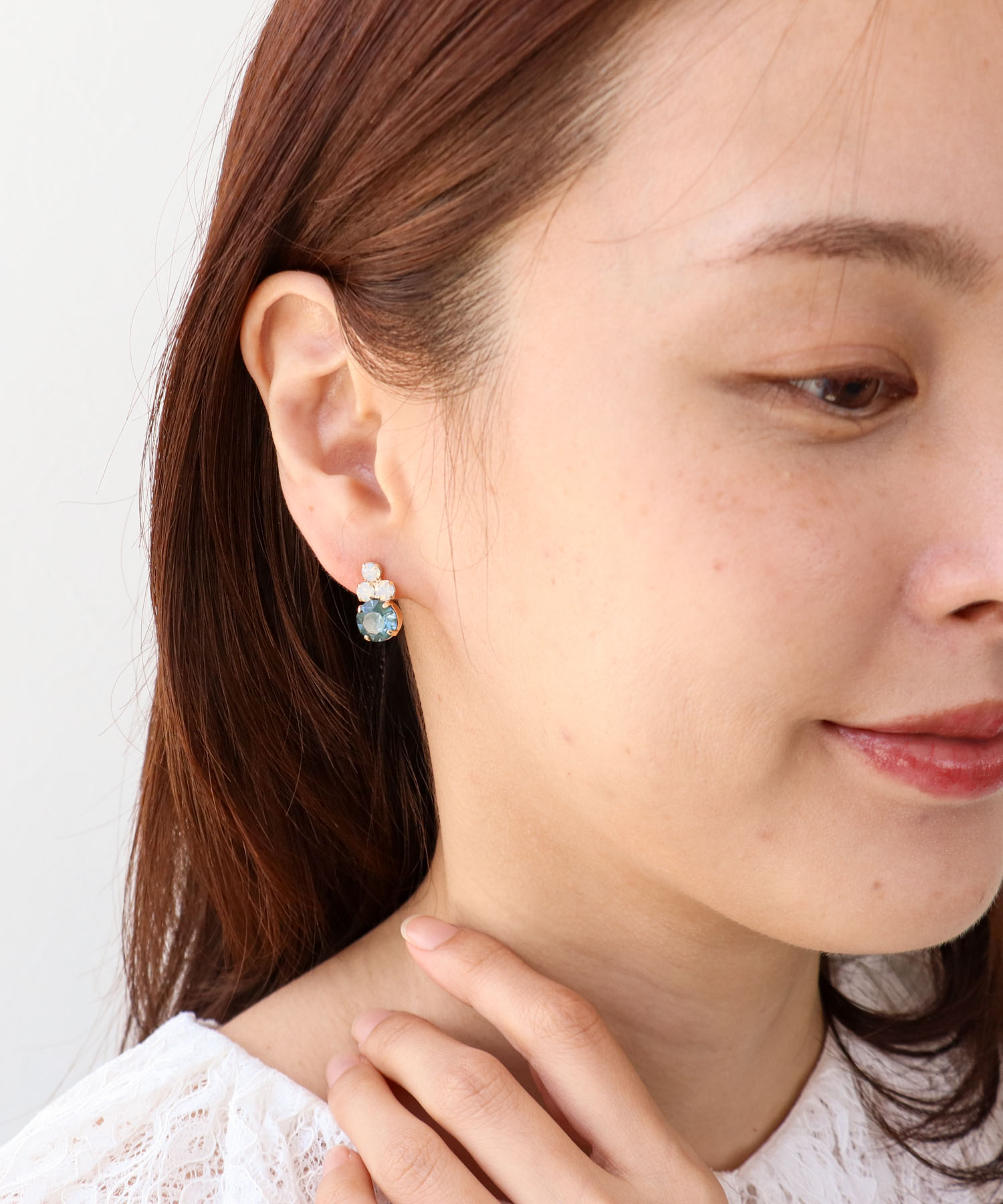 オーロラビジュピアス