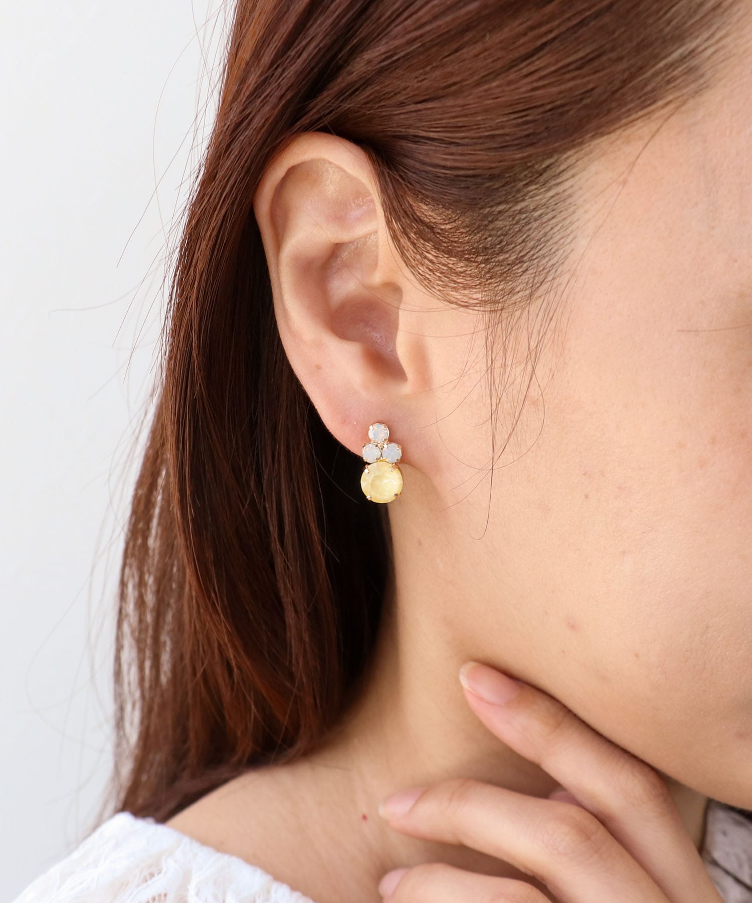 オーロラビジュピアス