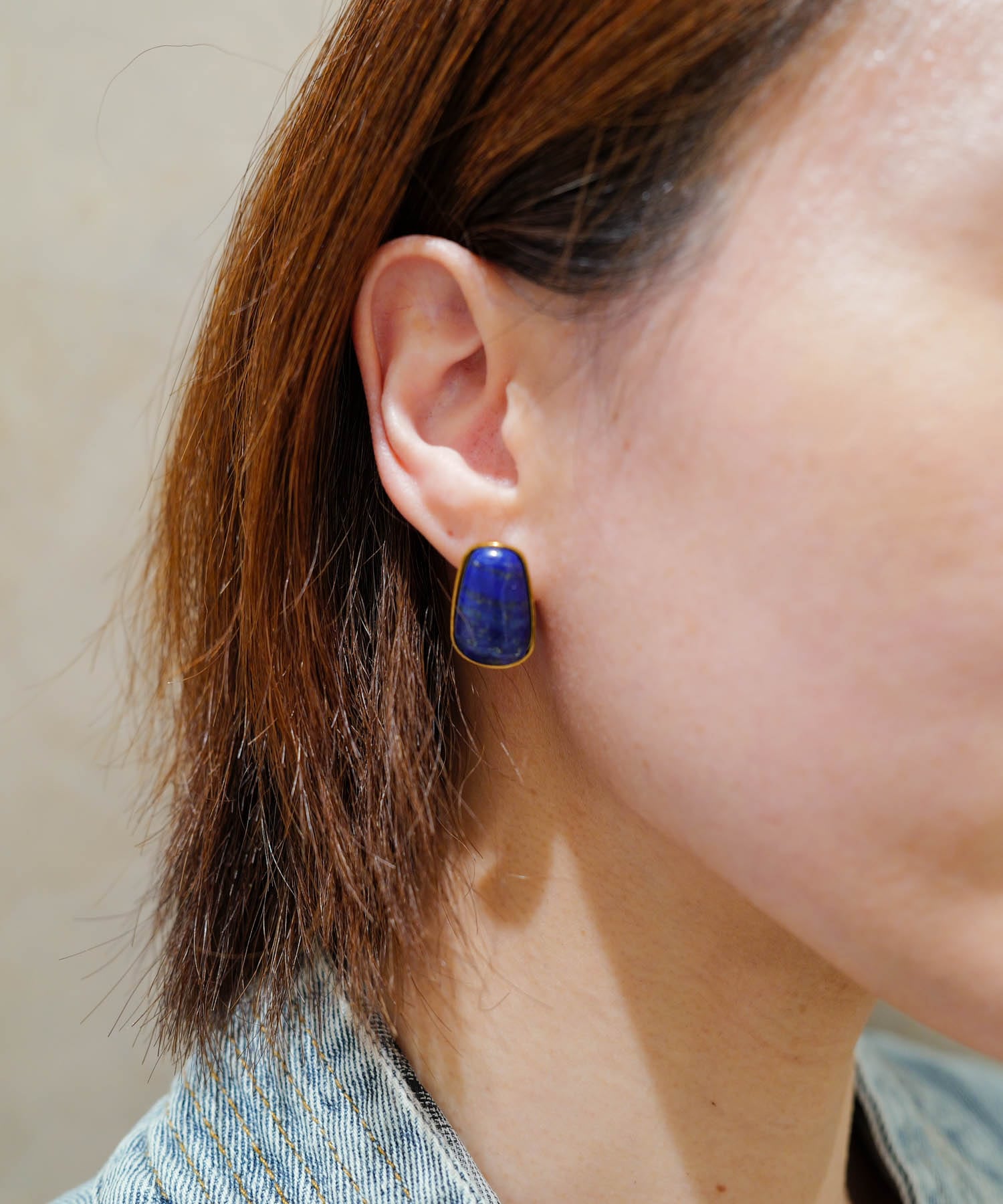 【ステンレス】天然石×ステンレスピアス