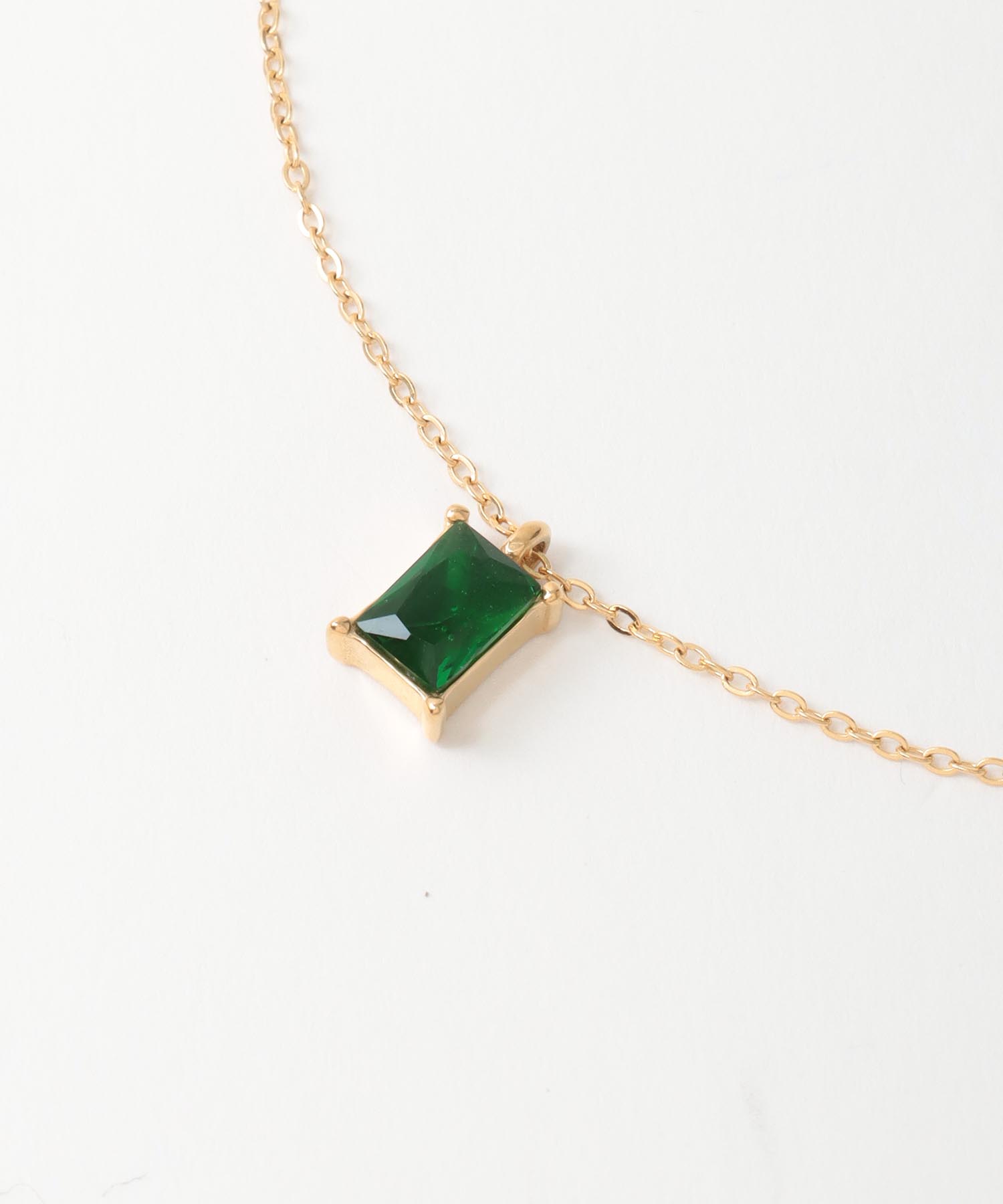 ≪ステンレス≫カラーストーンネックレス | AND ON JIONE STORE 