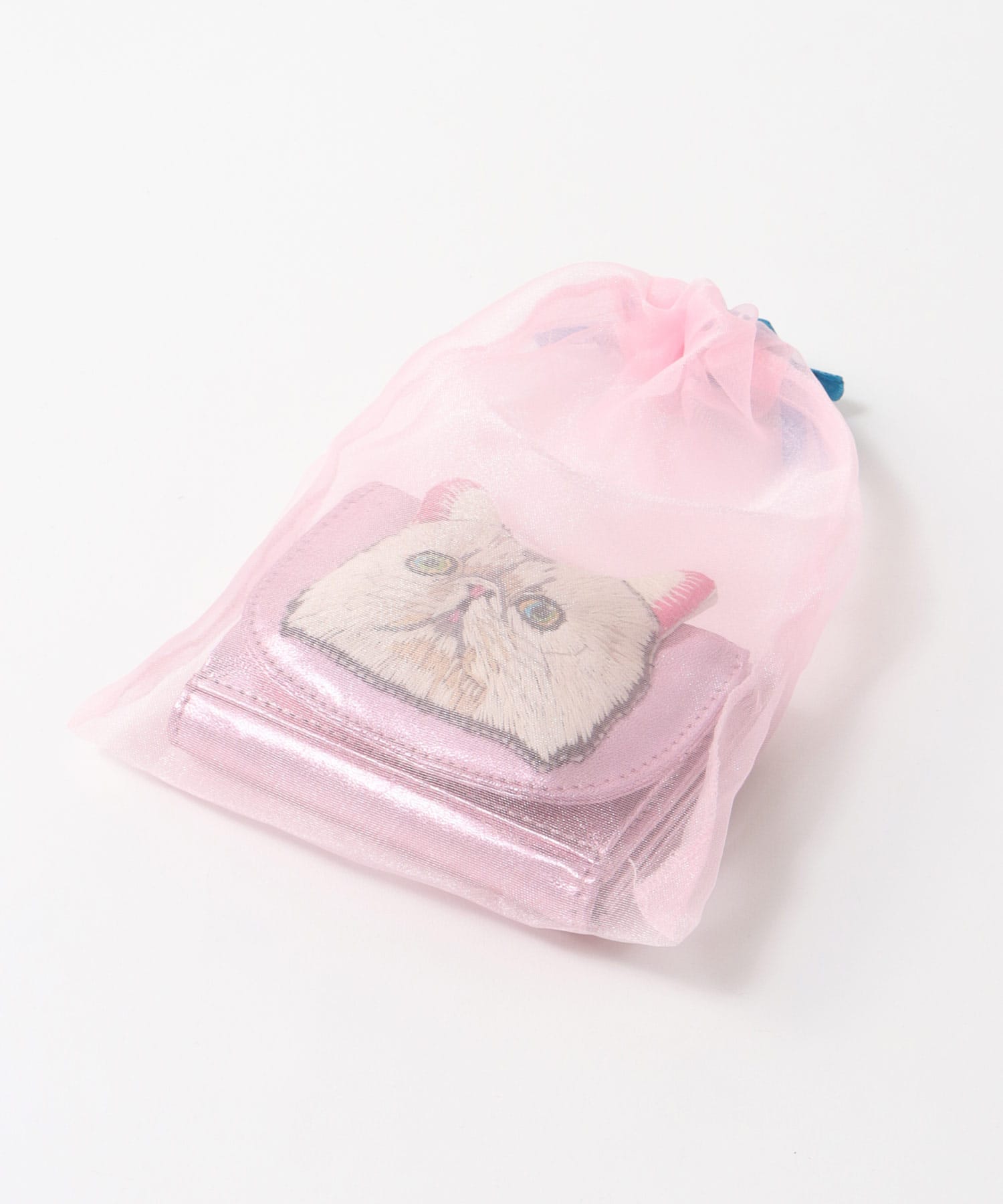 ＜一部店舗・WEB限定＞【tamaoworld】Leather mini catwallet
