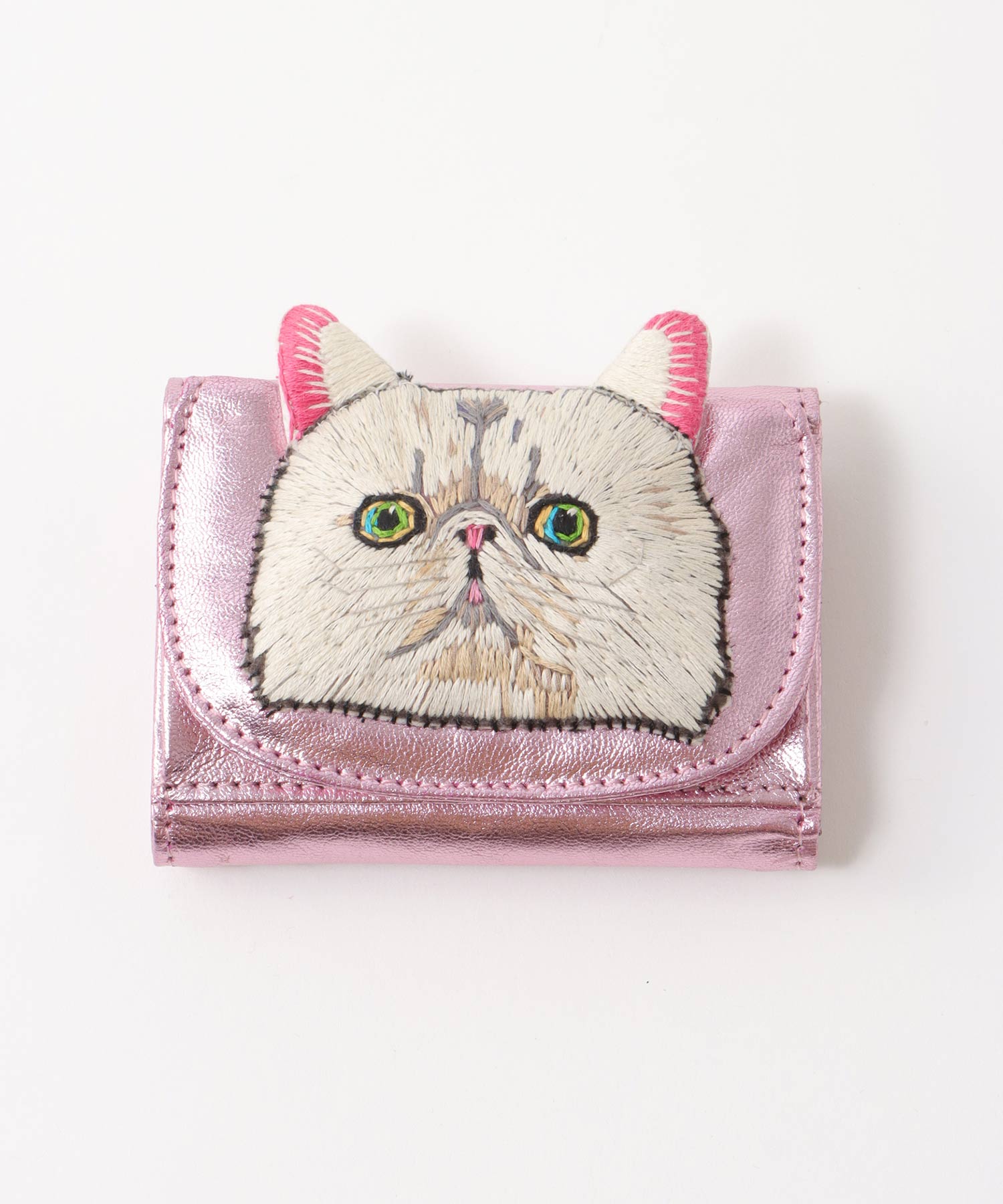 ＜一部店舗・WEB限定＞【tamaoworld】Leather mini catwallet