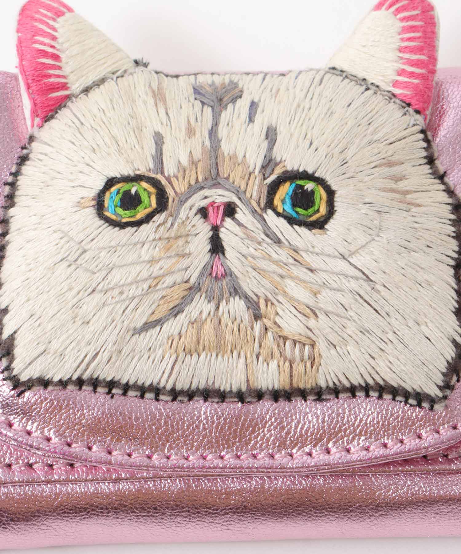 ＜一部店舗・WEB限定＞【tamaoworld】Leather mini catwallet