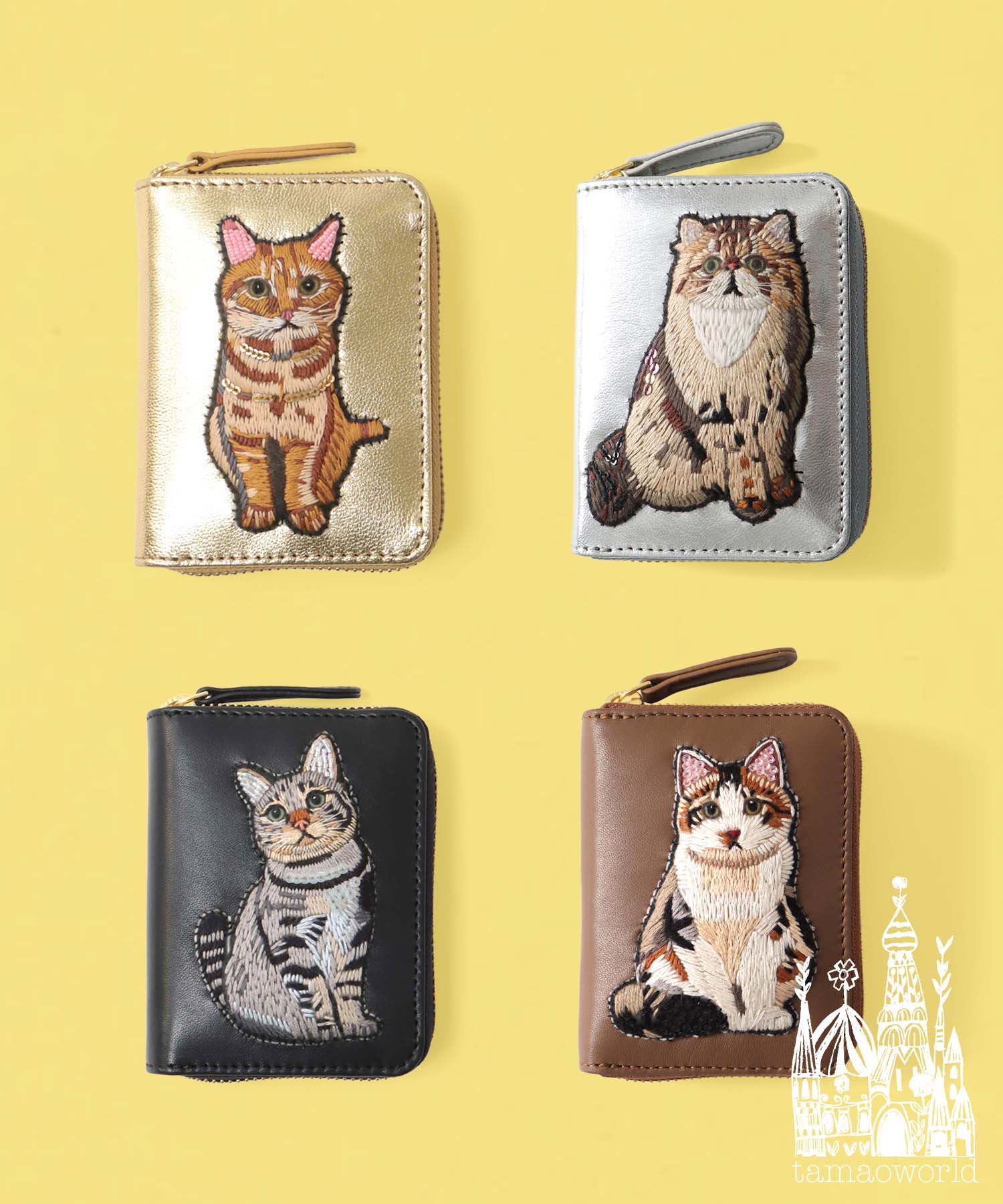 【tamaoworld】tamao Asccordion mini wallet