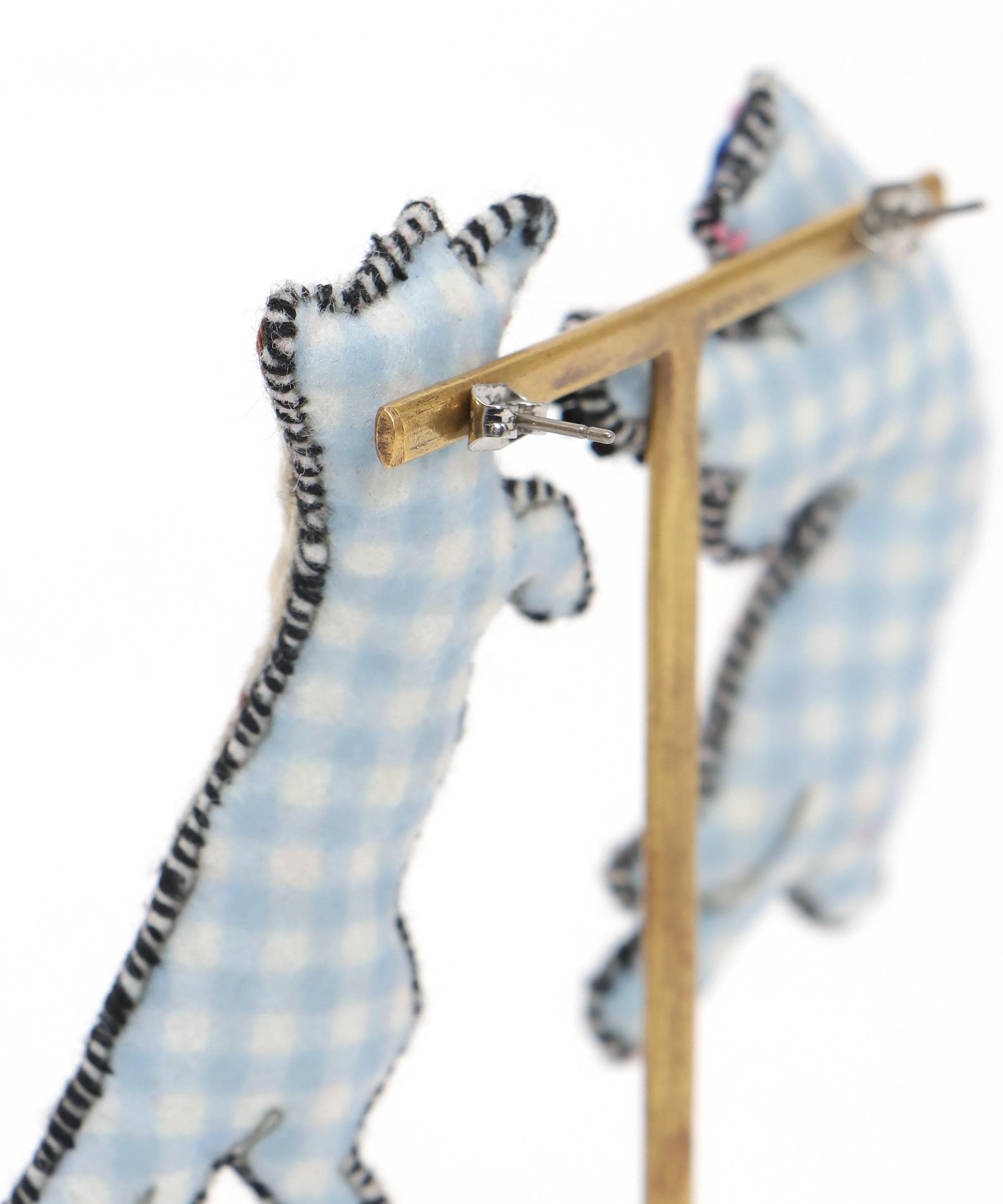 ＜一部店舗・WEB限定＞【tamaoworld×Three Four Time】 Cat Earring pin