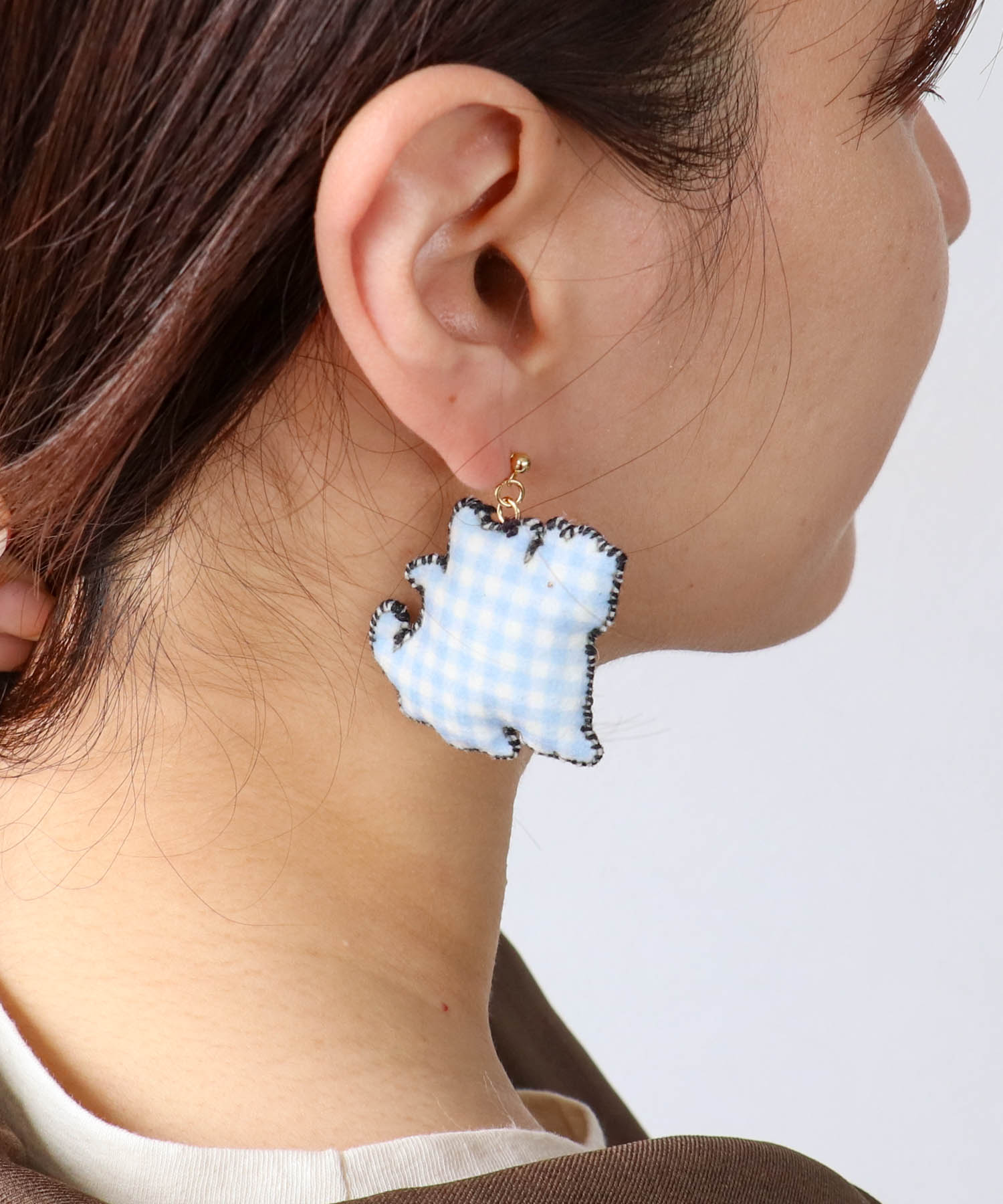 ＜一部店舗・WEB限定＞【tamaoworld×Three Four Time】Dusty Meow Earring pin