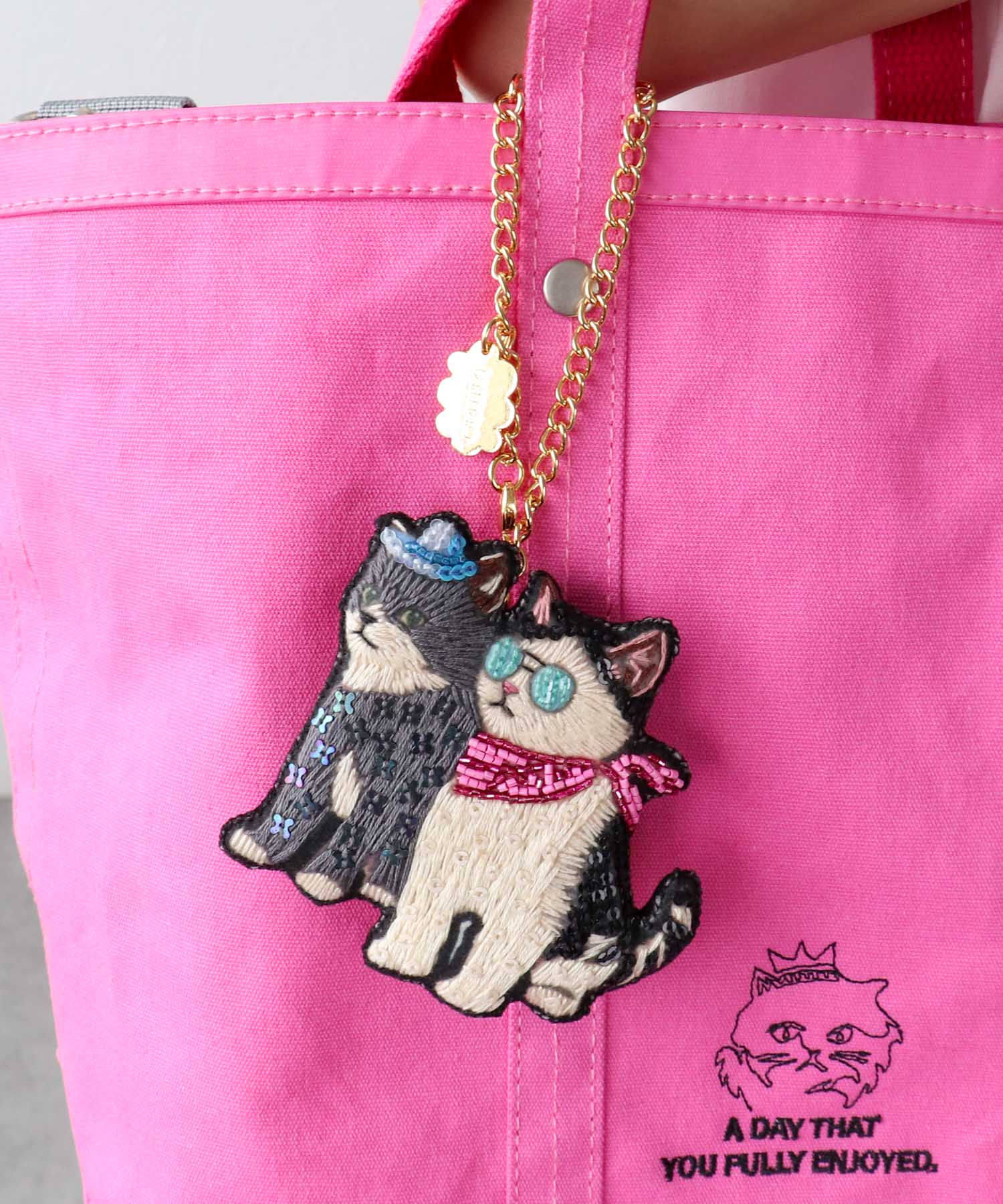 ＜一部店舗・WEB限定＞【tamaoworld×Three Four Time】Dusty Meow Charm brooch