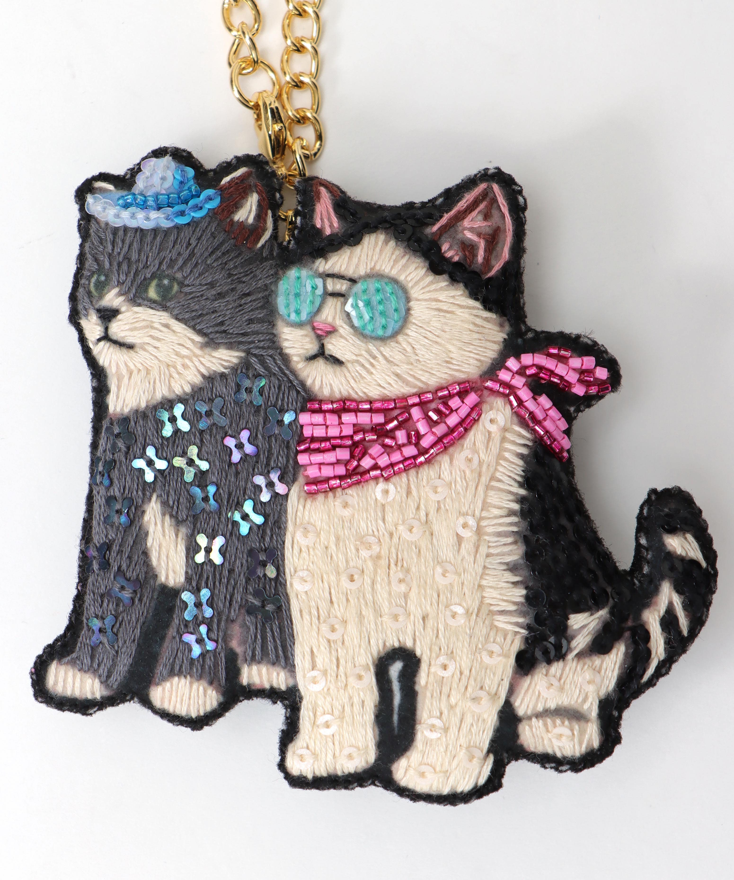 ＜一部店舗・WEB限定＞【tamaoworld×Three Four Time】Dusty Meow Charm brooch
