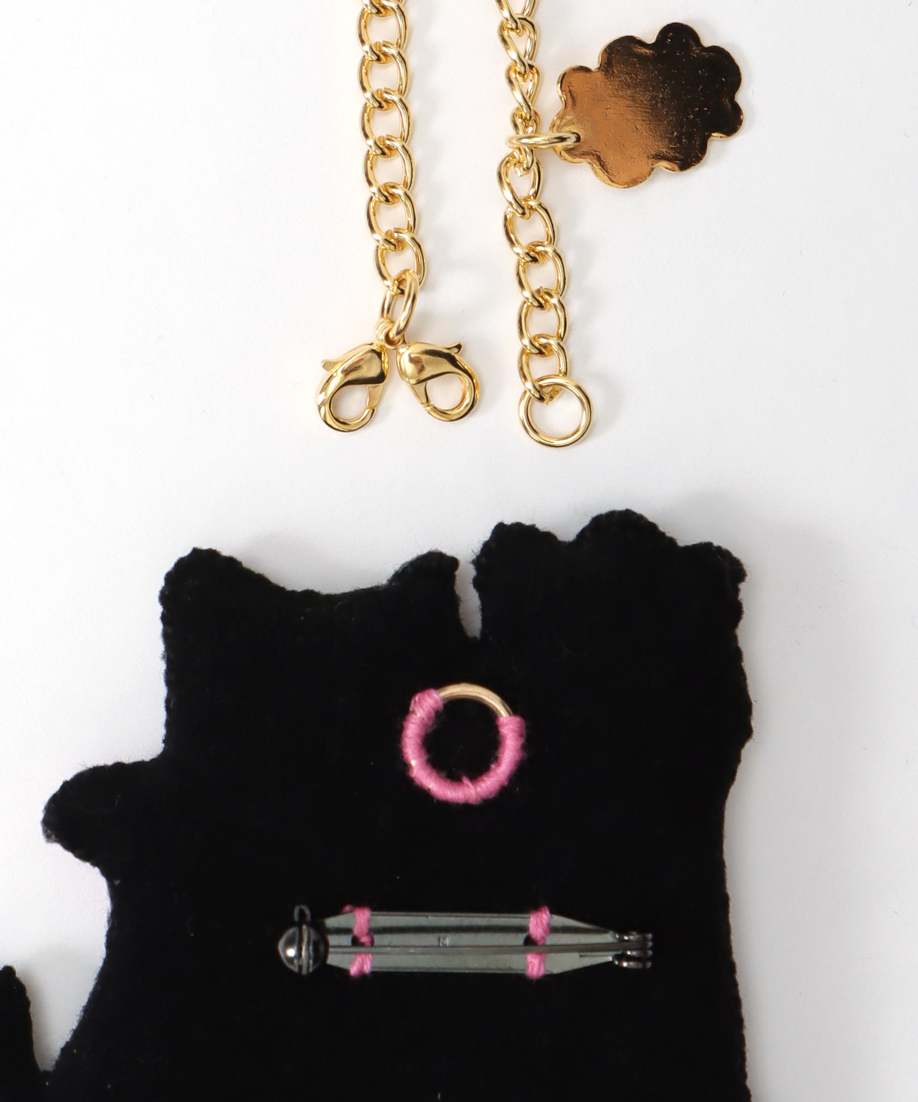＜一部店舗・WEB限定＞【tamaoworld×Three Four Time】Dusty Meow Charm brooch