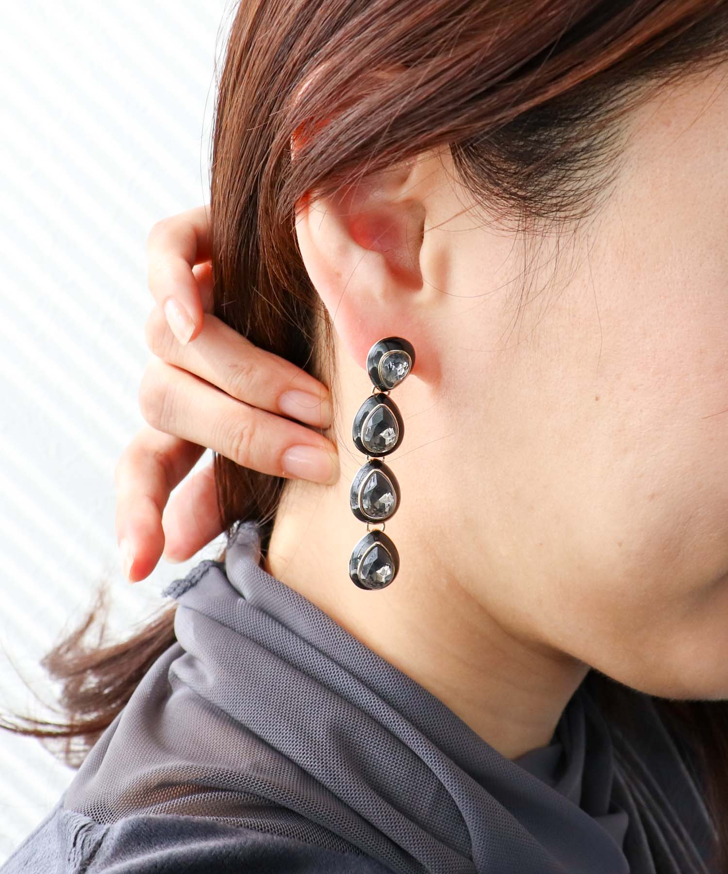エポドロップロングピアス