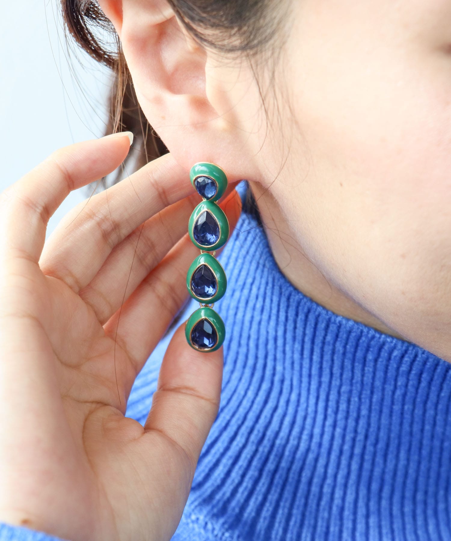 エポドロップロングピアス