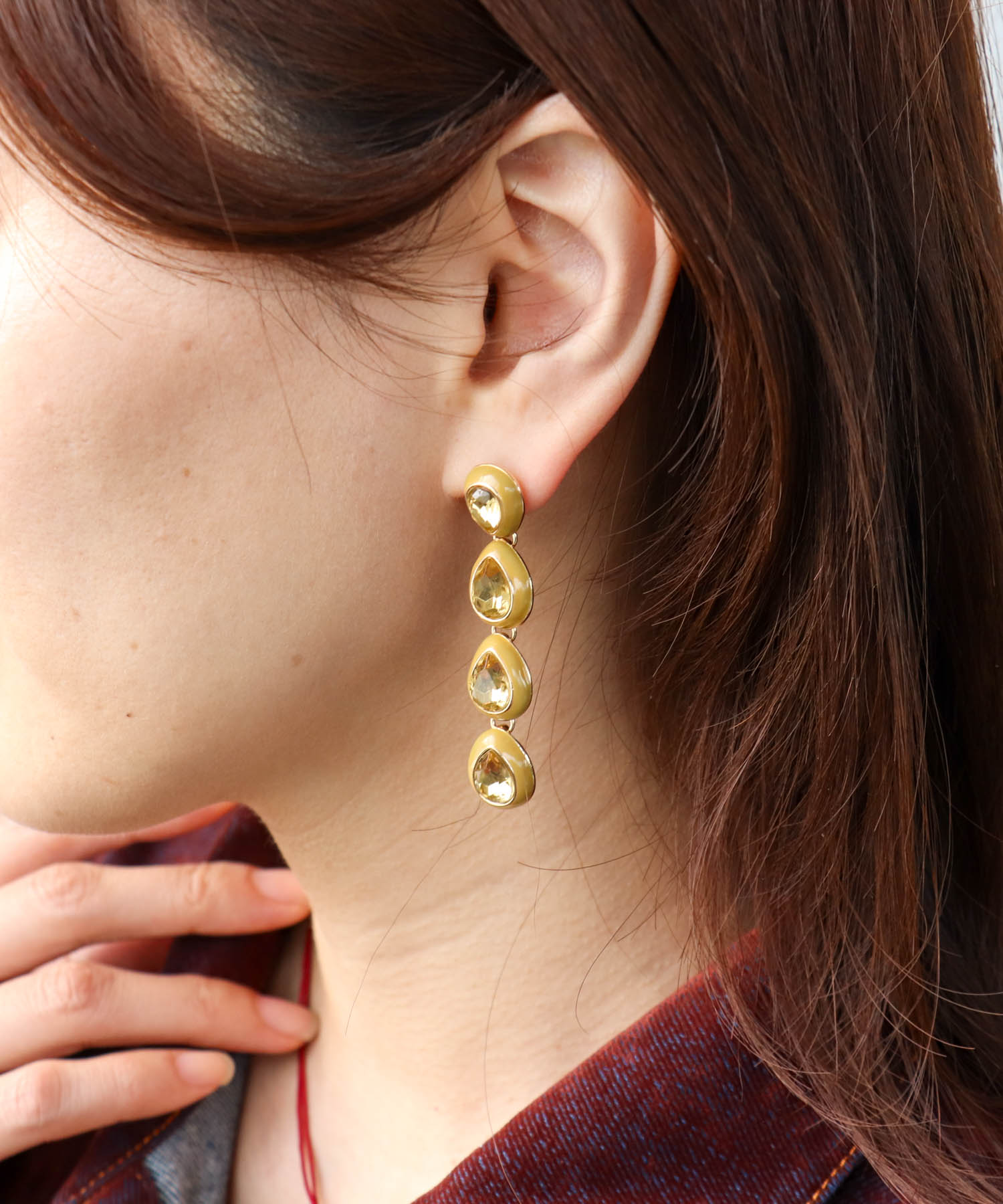 エポドロップロングピアス