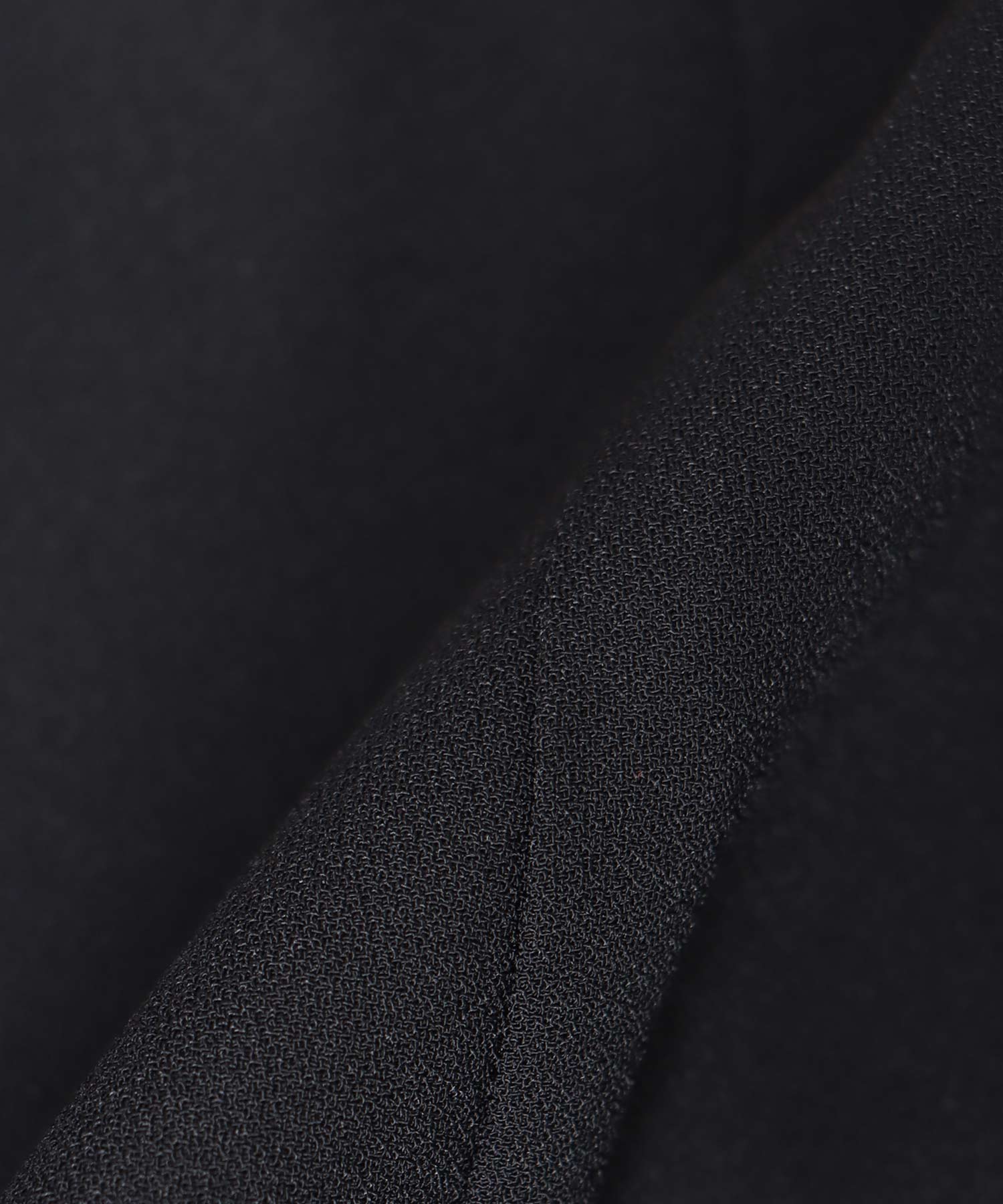 contrast collar set up dress