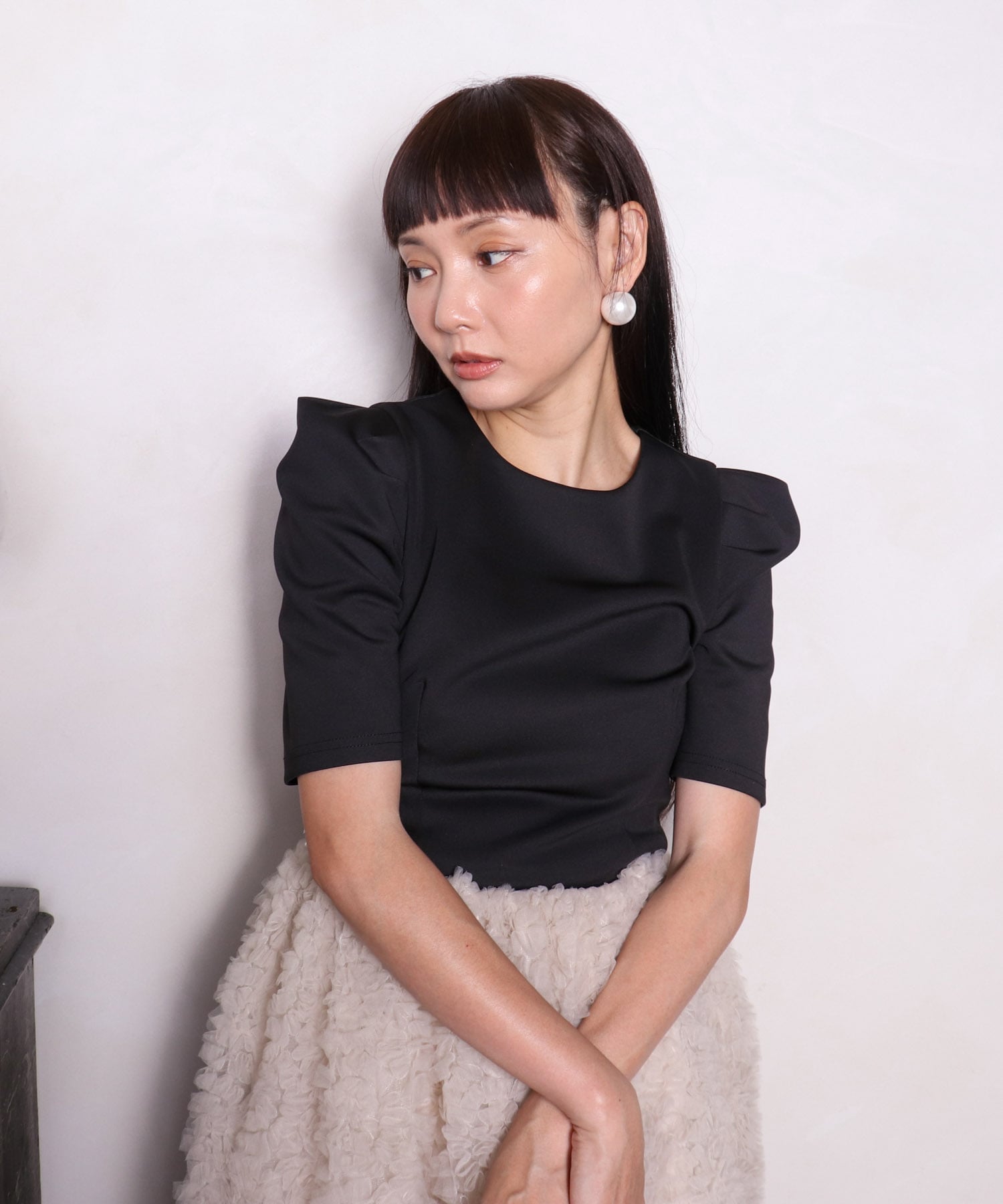 ＜一部店舗・WEB限定＞mocomoco set up half sleeve dress