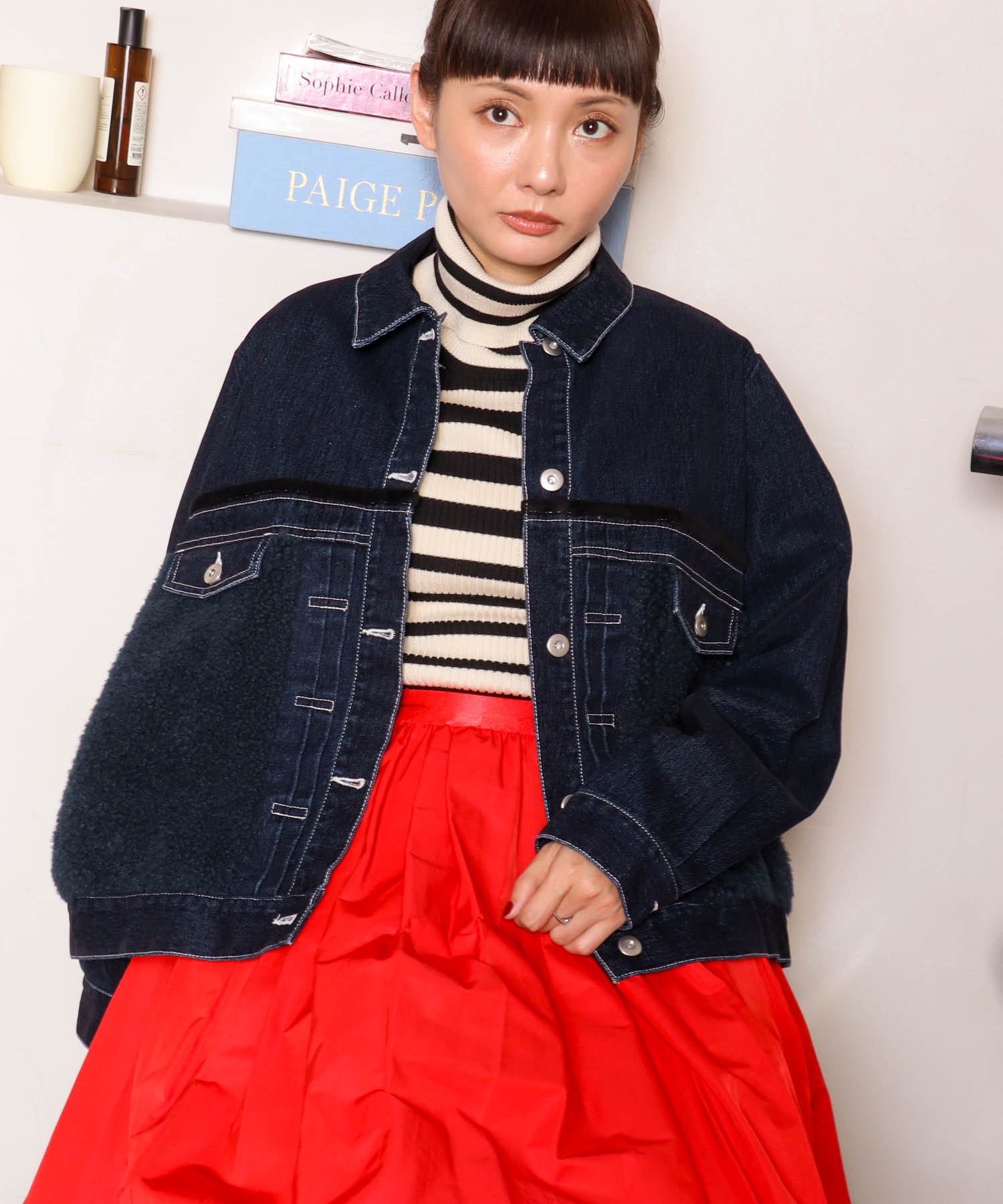 ≪WEB先行予約≫ウエスタンデニムボアジャケット 別注