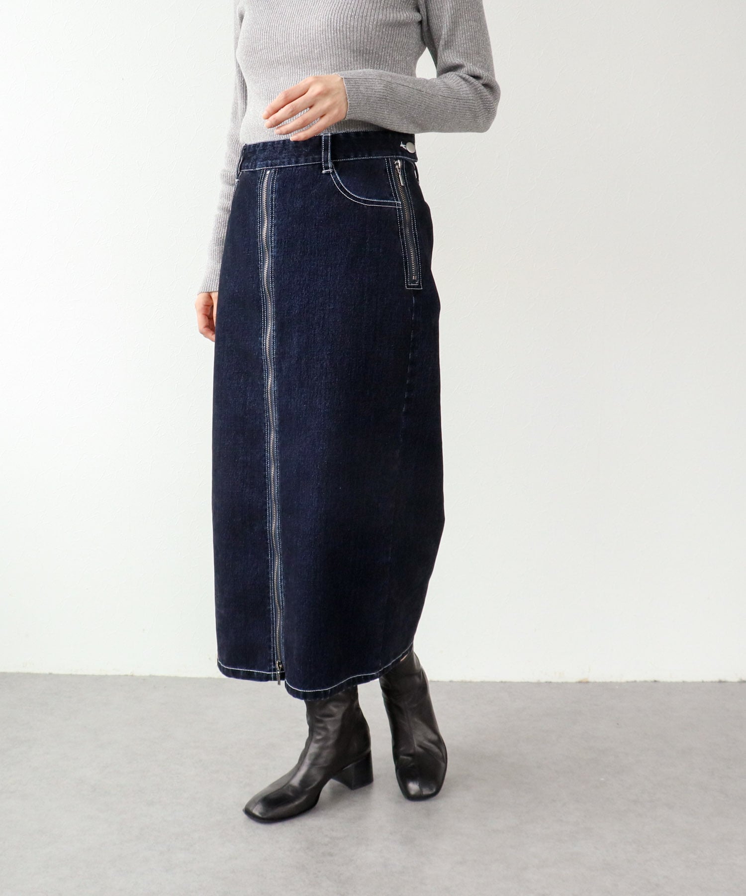 ≪WEB先行予約≫ウエスタンデニムフロントZIPパンツ 別注