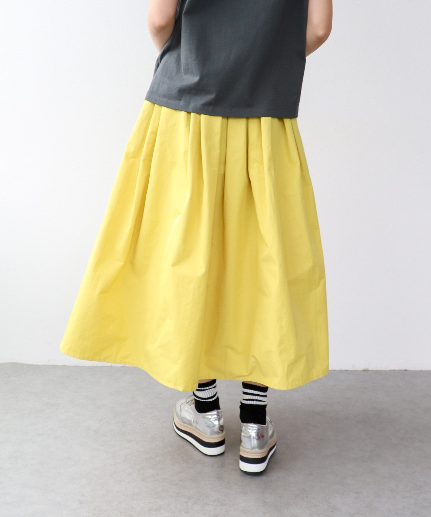 タフタギャザースカート オリジナル
