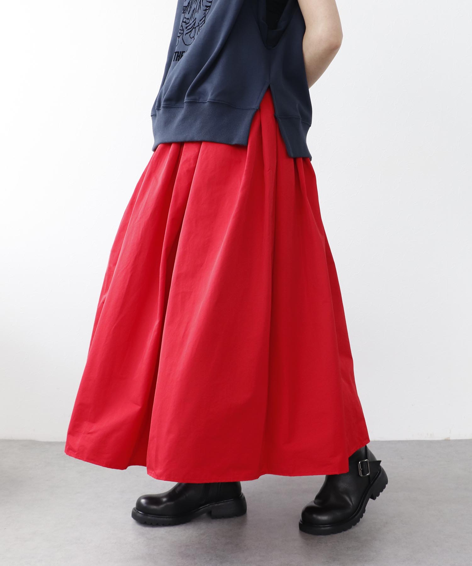 タフタギャザースカート オリジナル