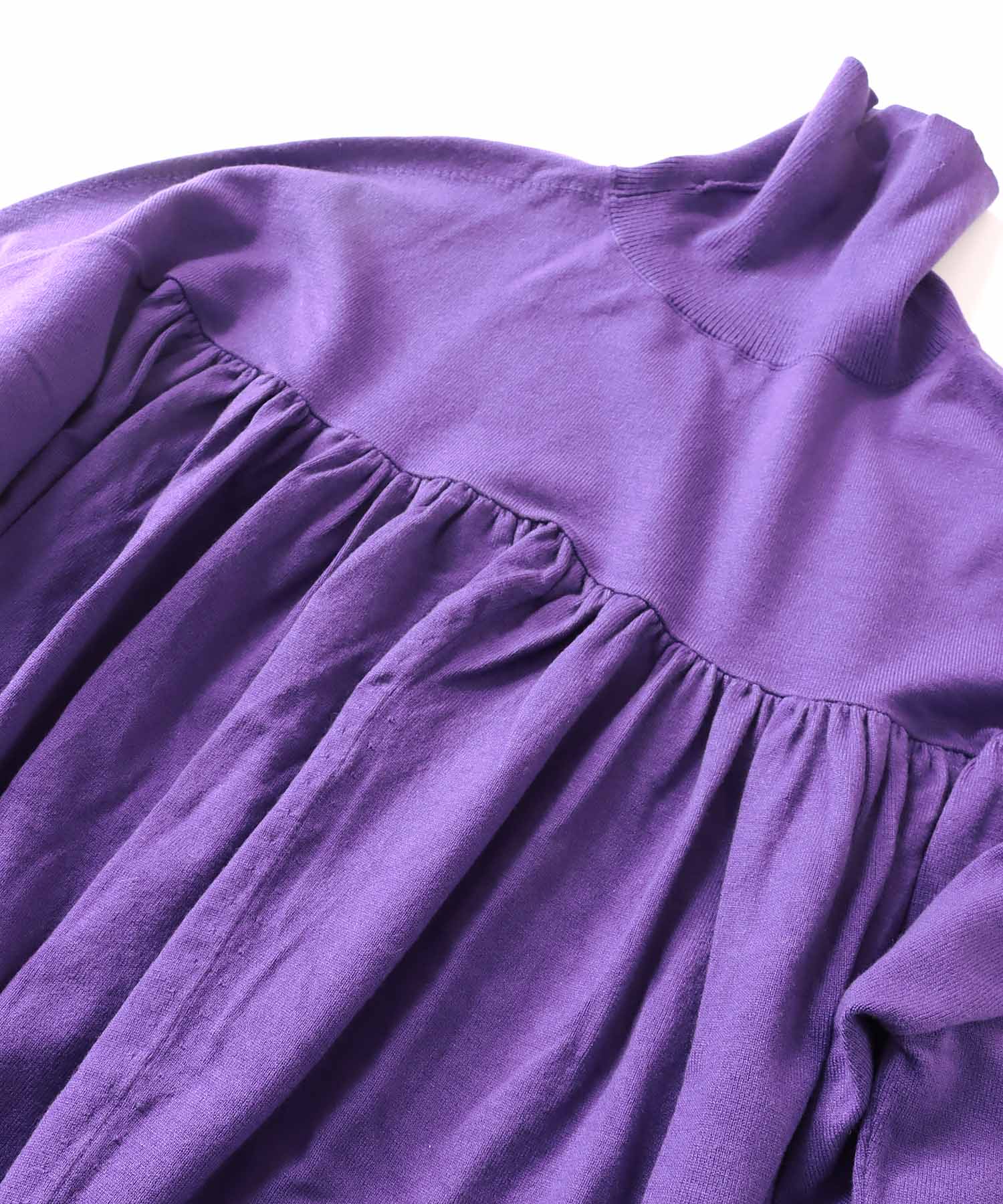 ＜Sugar Rose＞high neck back gather pull